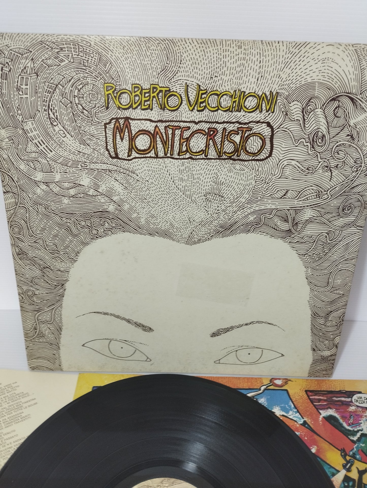 Montecristo Roberto Vecchioni LP 33 giri
Edito nel 1980 da Philips