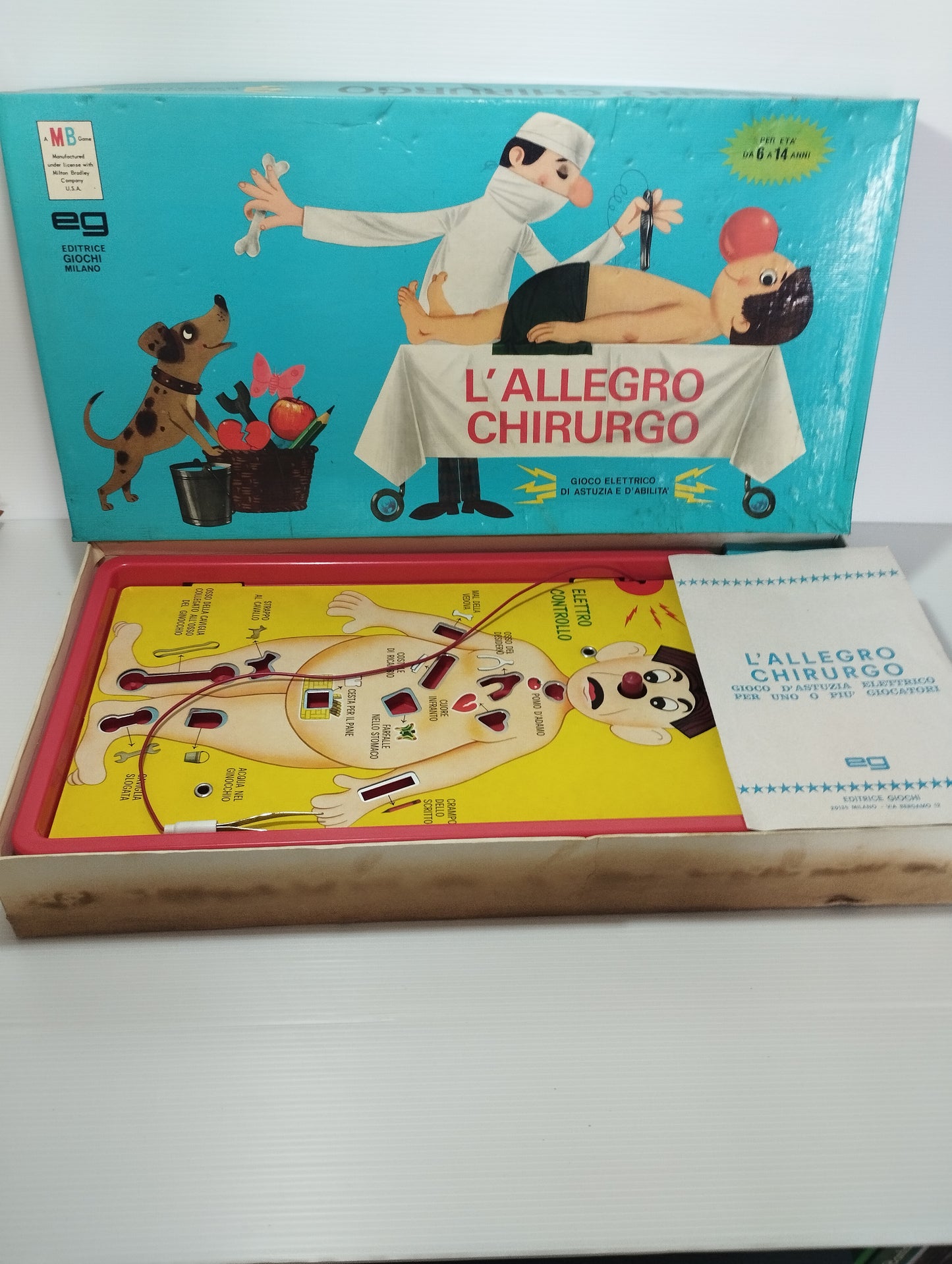 L'Allegro Chirurgo MB Gioco Da Tavolo
Made in Italy
Anni 60/70