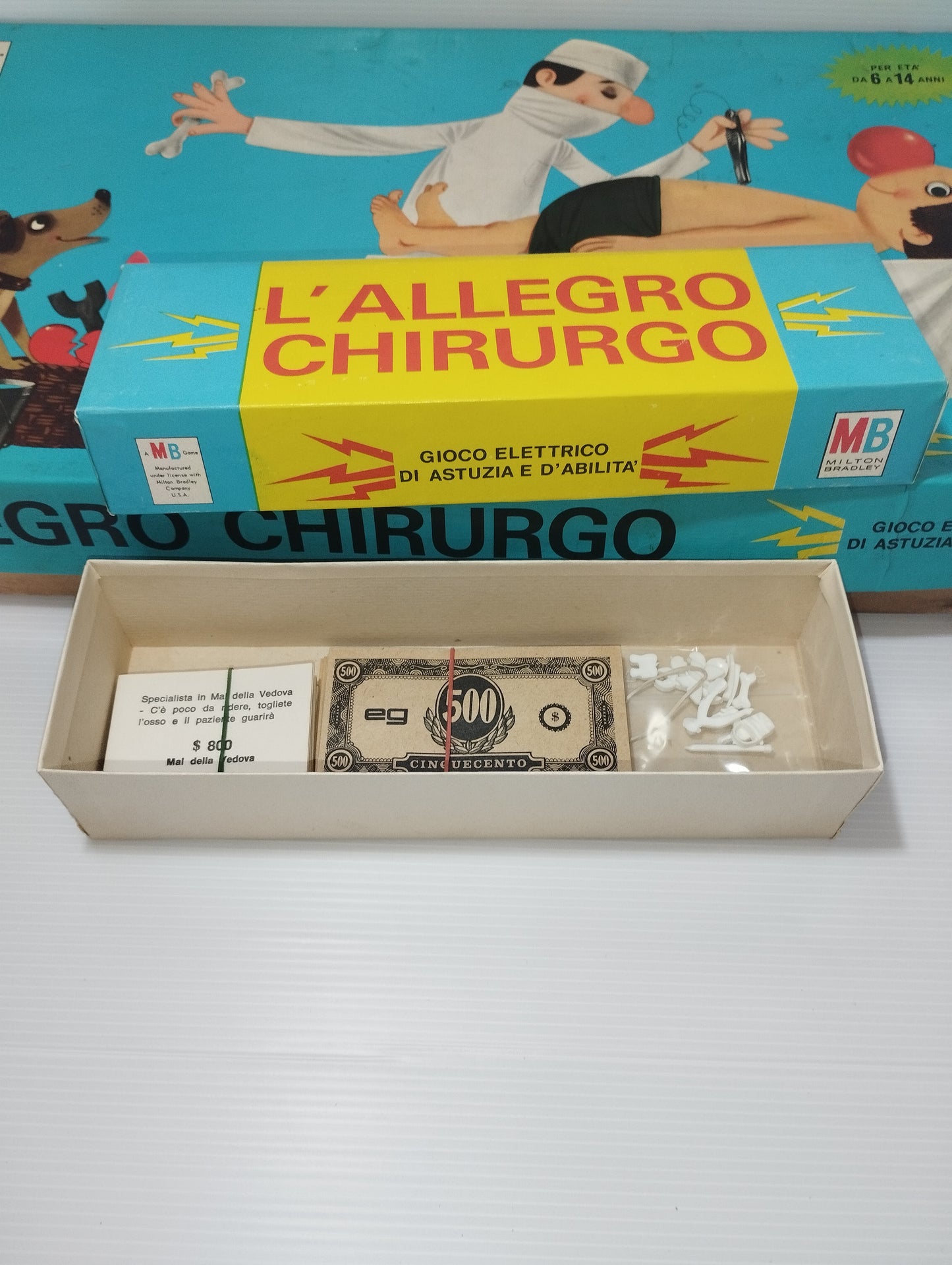 L'Allegro Chirurgo MB Gioco Da Tavolo
Made in Italy
Anni 60/70