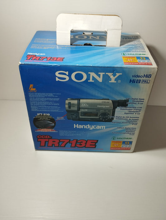 Sony Handycam CCD-TR713E
Video Hi8 PAL
NON TESTATA