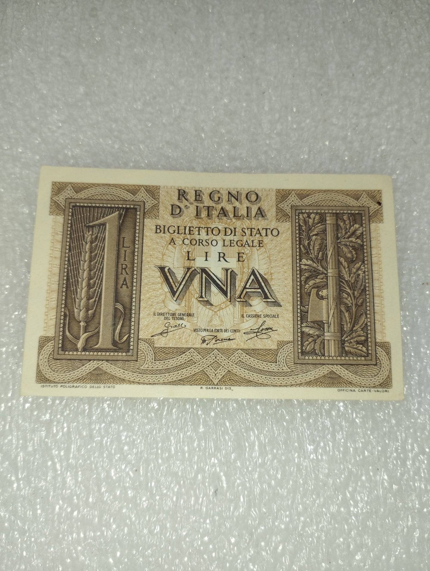 Banconote 1 e 2 Lire Regno d'Italia Originali