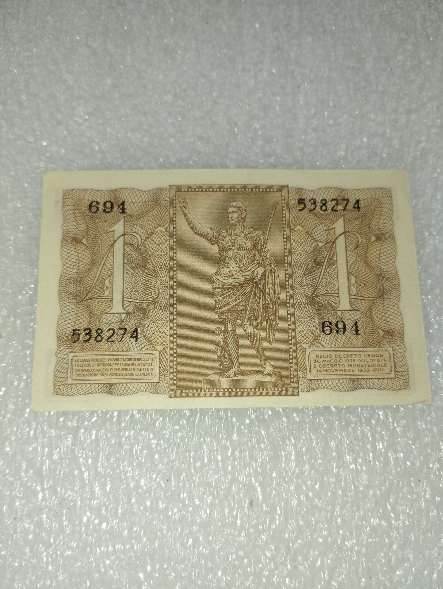 Banconote 1 e 2 Lire Regno d'Italia Originali