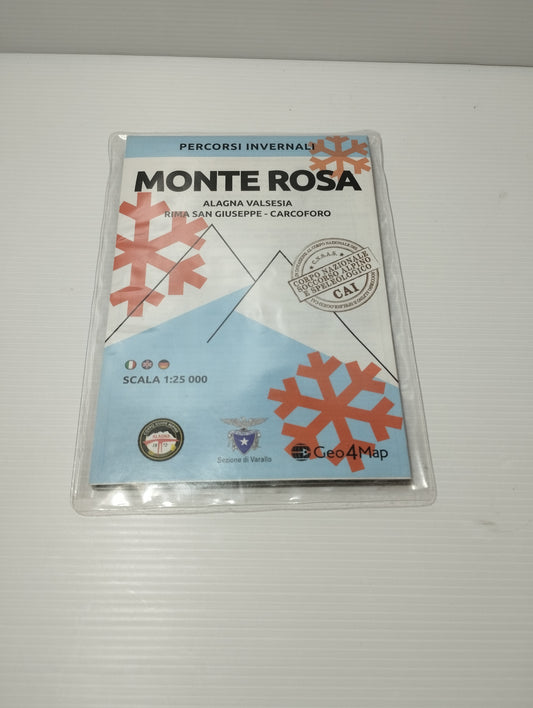 Cartina Monterosa Alagna Valsesia Rima S.Giuseppe Carcoforo
Scala 1:25000