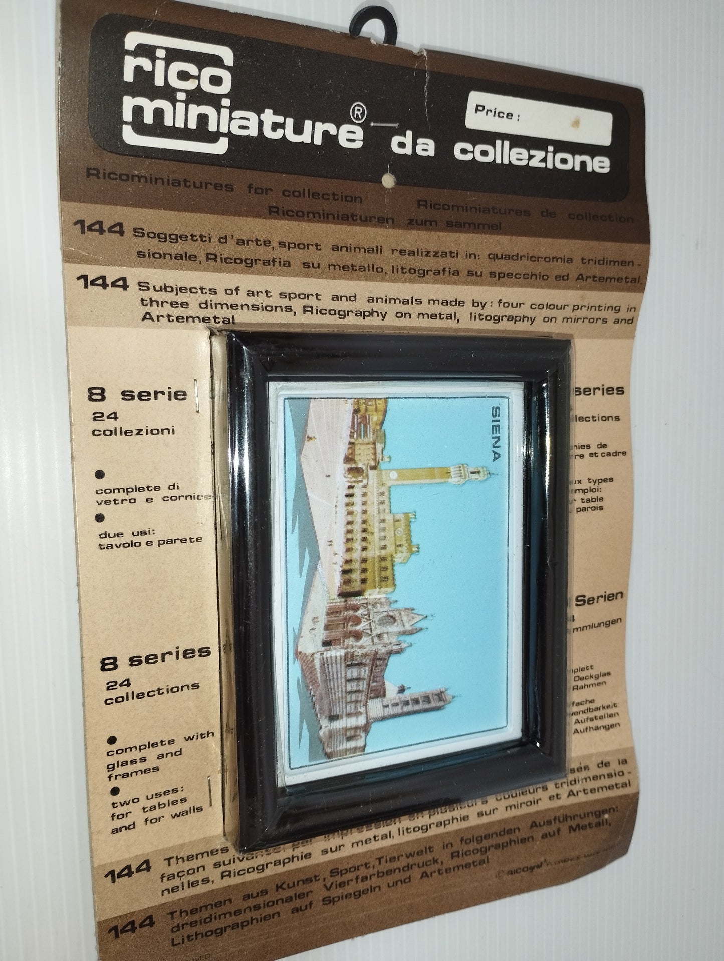 Rico Miniature Da Collezione Vintage
Serie Città D'Arte
Made in Italy