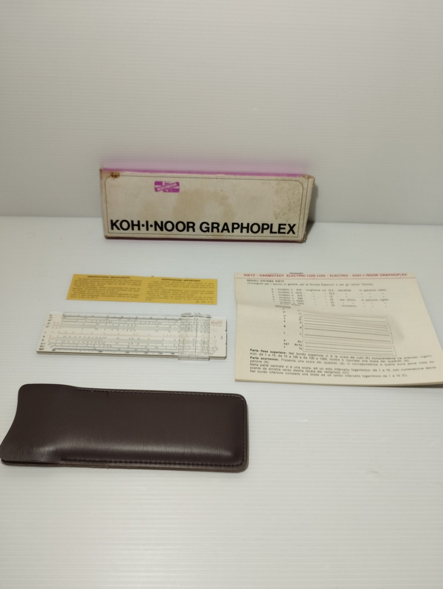 Regolo Calcolatore

Prodotto da Koh. I .Noor Hardtmuth Graphoplex cod.643