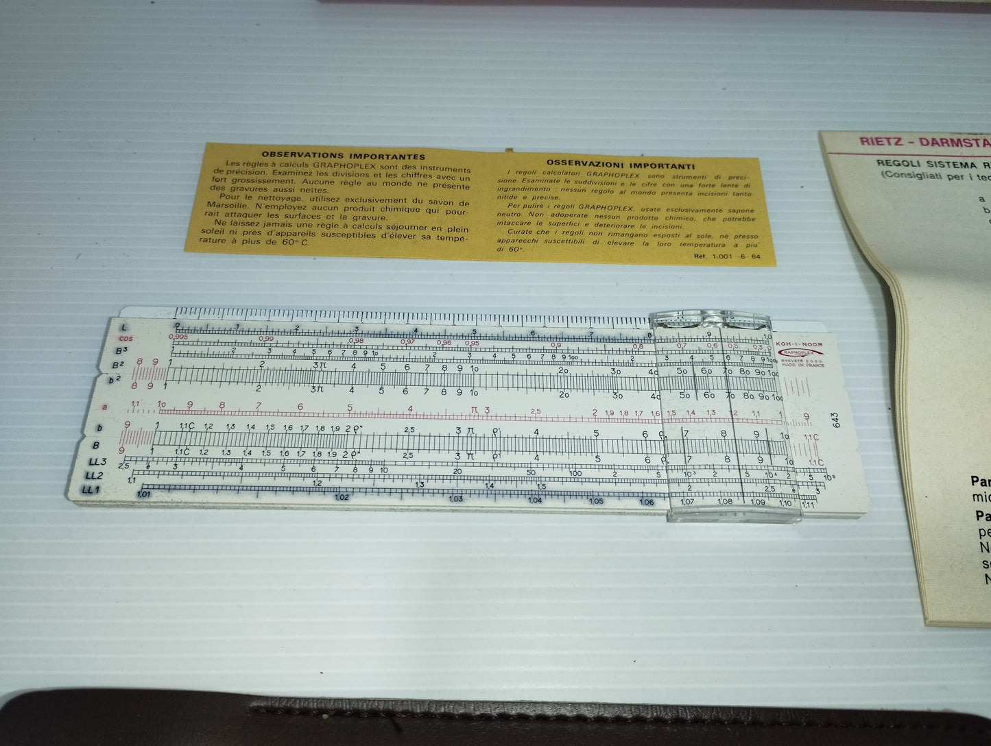 Regolo Calcolatore

Prodotto da Koh. I .Noor Hardtmuth Graphoplex cod.643