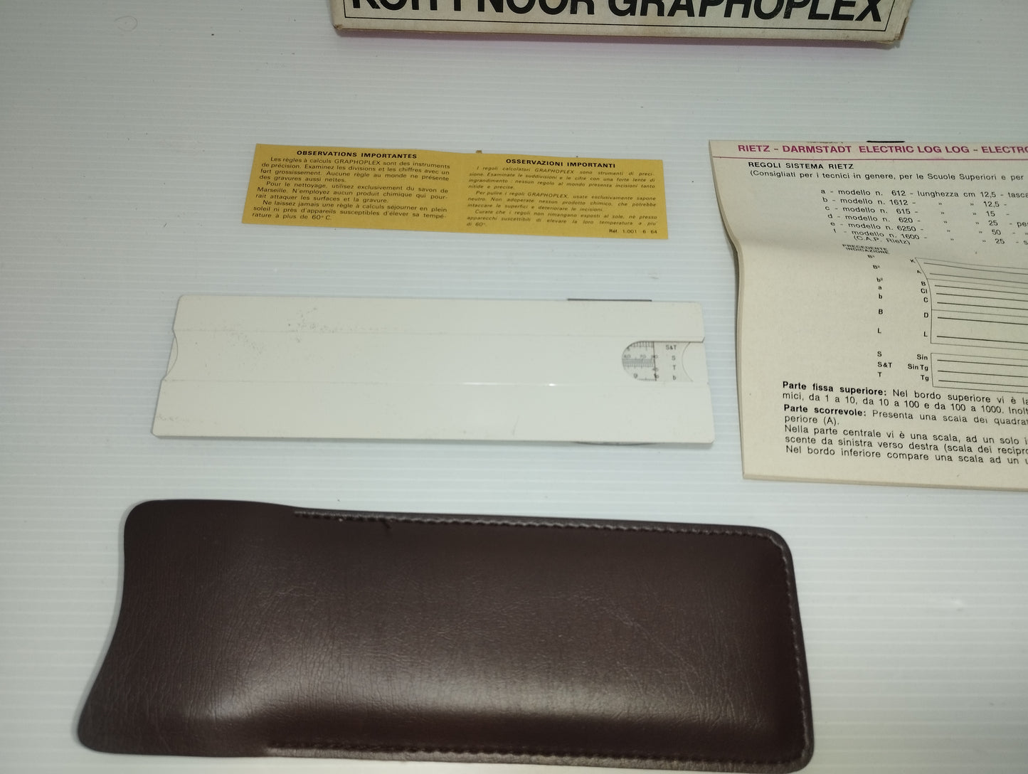 Regolo Calcolatore

Prodotto da Koh. I .Noor Hardtmuth Graphoplex cod.643