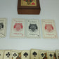 Dal Negro Carte Da Gioco Vintage Con Cofanetto In Legno