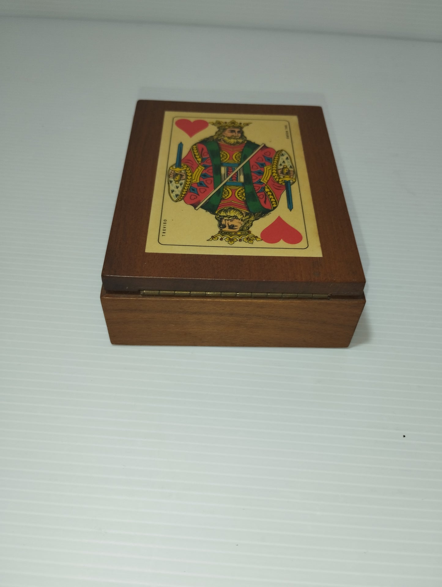 Dal Negro Carte Da Gioco Vintage Con Cofanetto In Legno