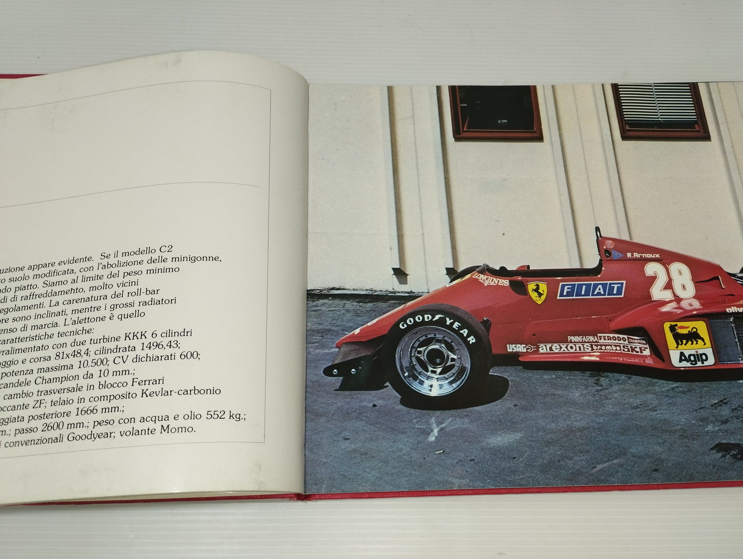 Ferrari 126 C3 Cristiano Chiavegato Edito nel 1983 da Forte Editore