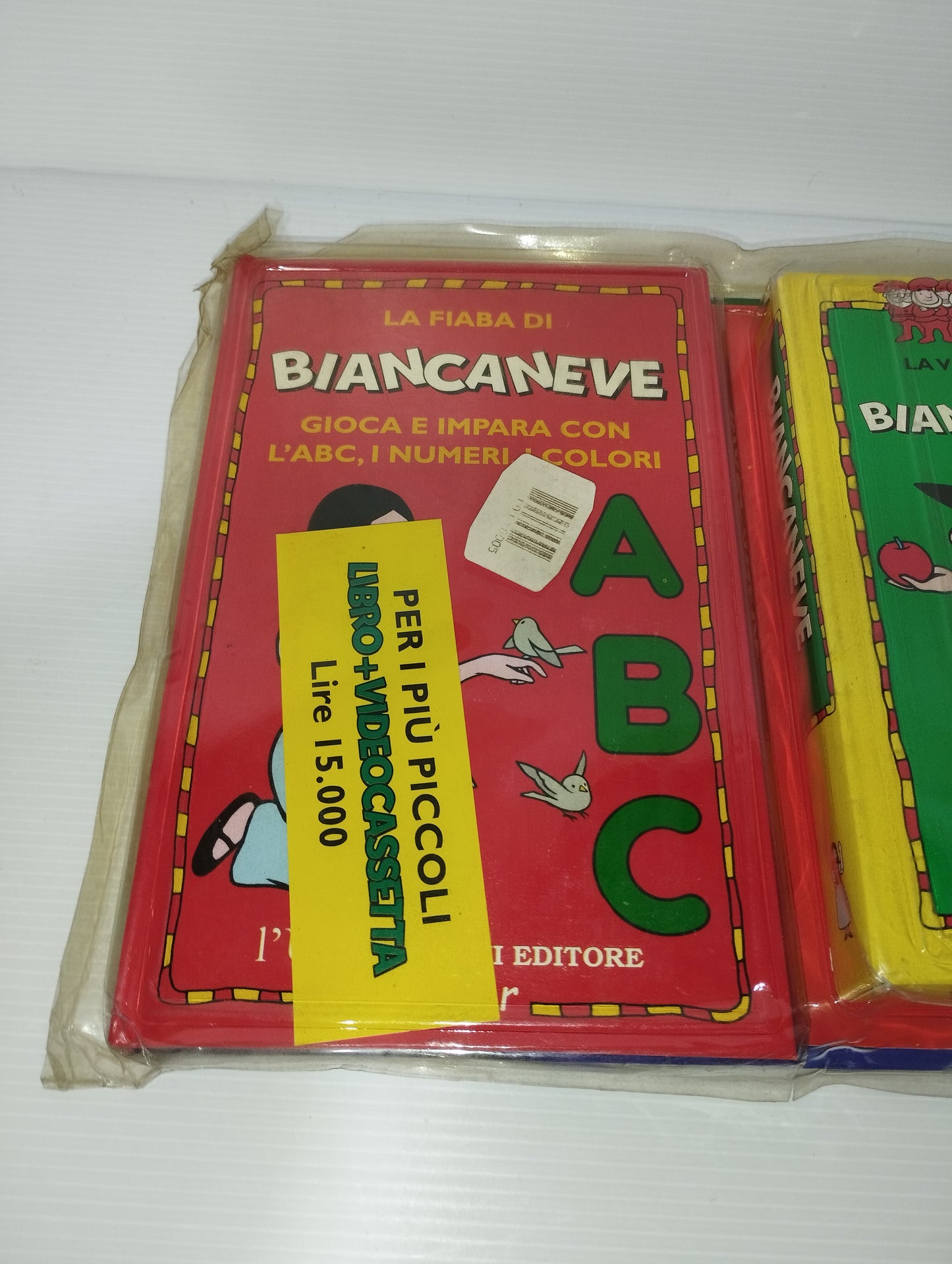 Biancaneve Libro +VHS Dami Editore L'Unità, anno 1996