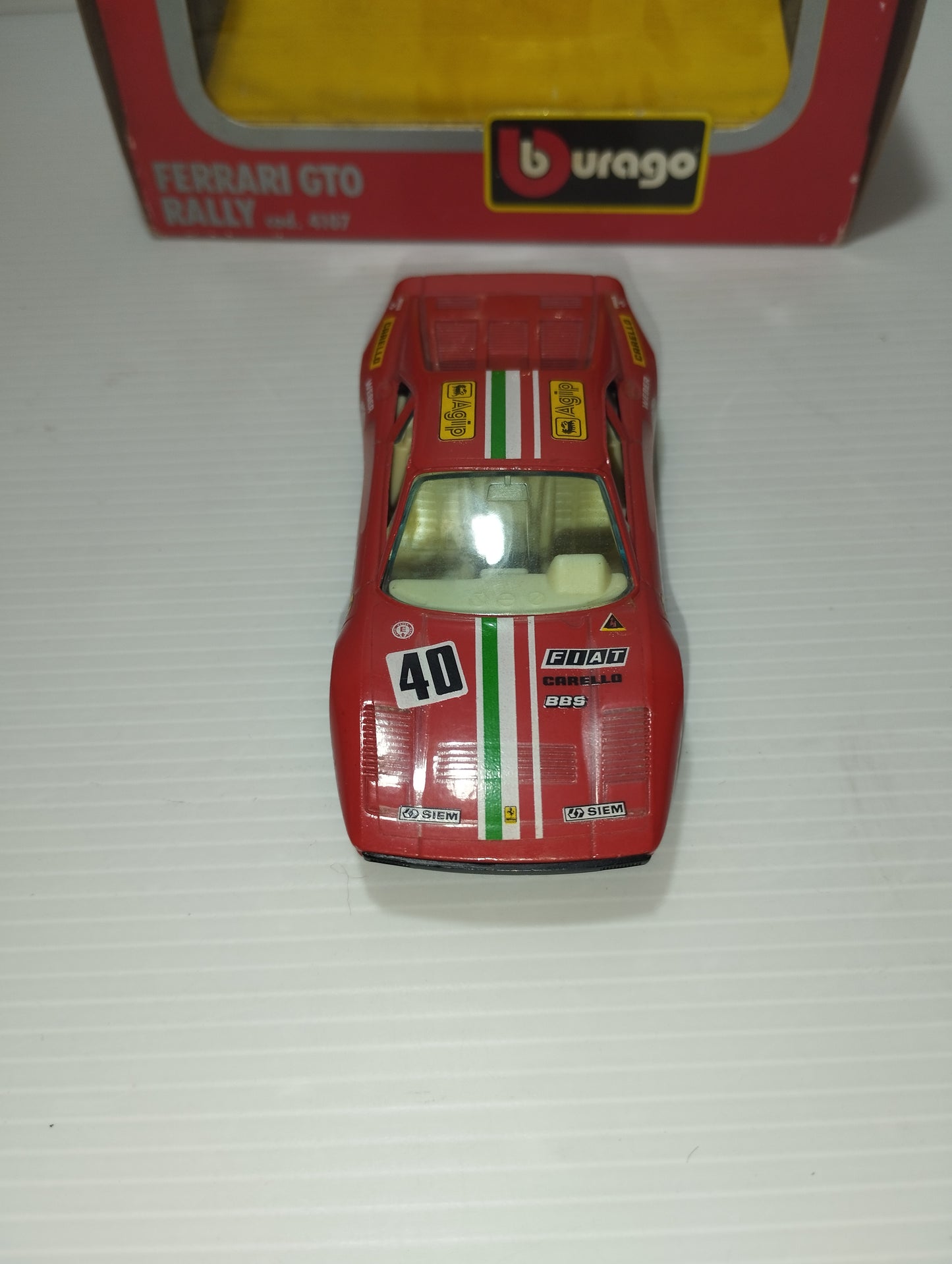 Ferrari GTO Rally Bburago
Scala 1:43
Cod.4107