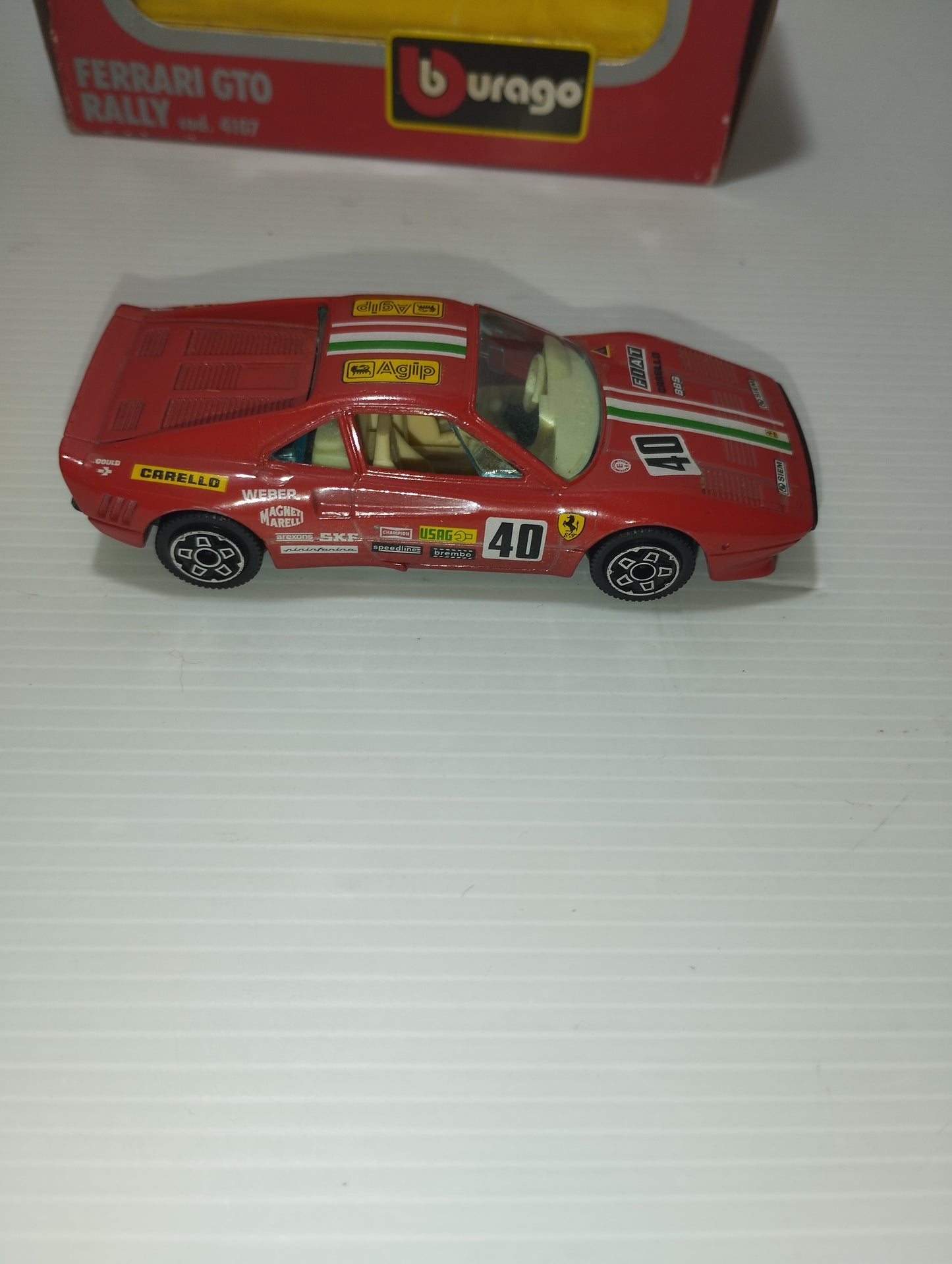 Ferrari GTO Rally Bburago
Scala 1:43
Cod.4107