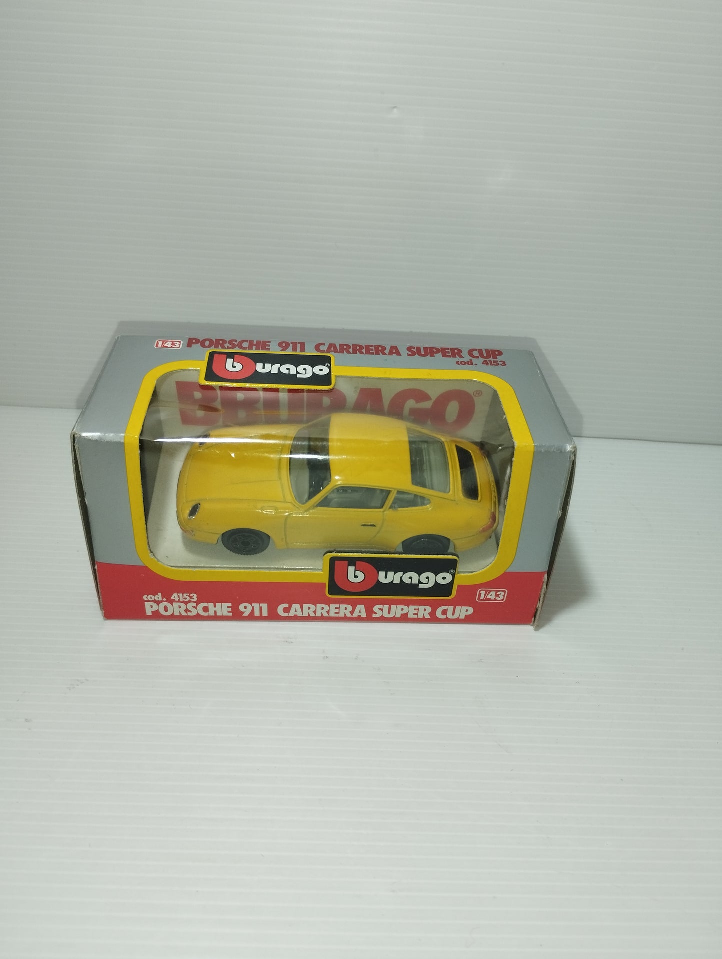 Porsche 911 Carrera Super Cup Bburago
Scala 1:43
Cod.4153