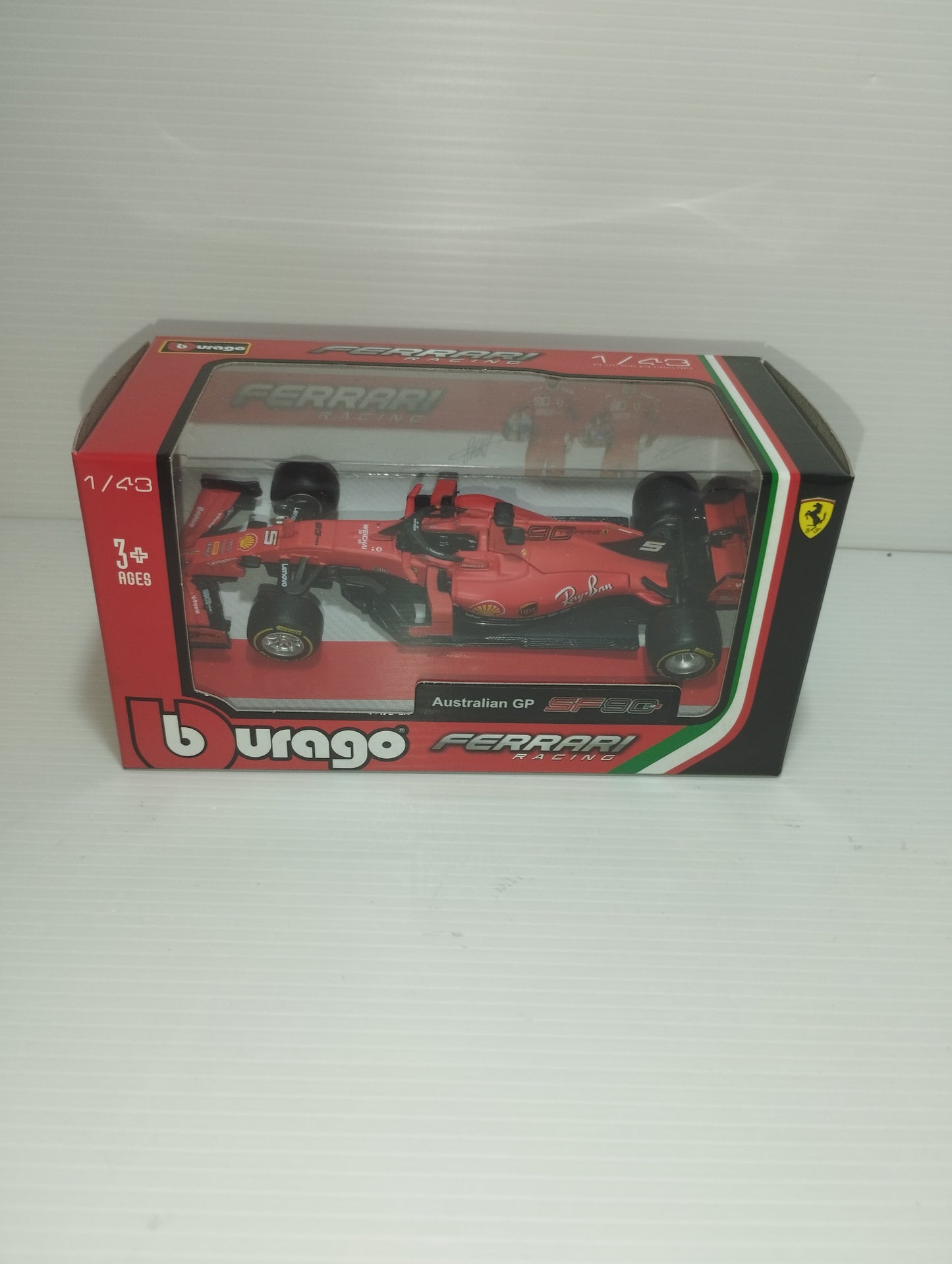 Modellino Ferrari SF70H Vettel Leclerc

Australian Gp
Bburago scala 1:43