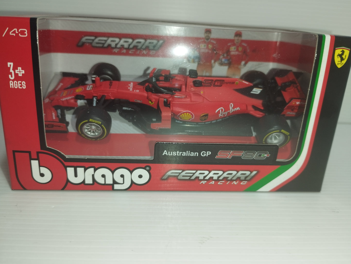 Modellino Ferrari SF70H Vettel Leclerc

Australian Gp
Bburago scala 1:43