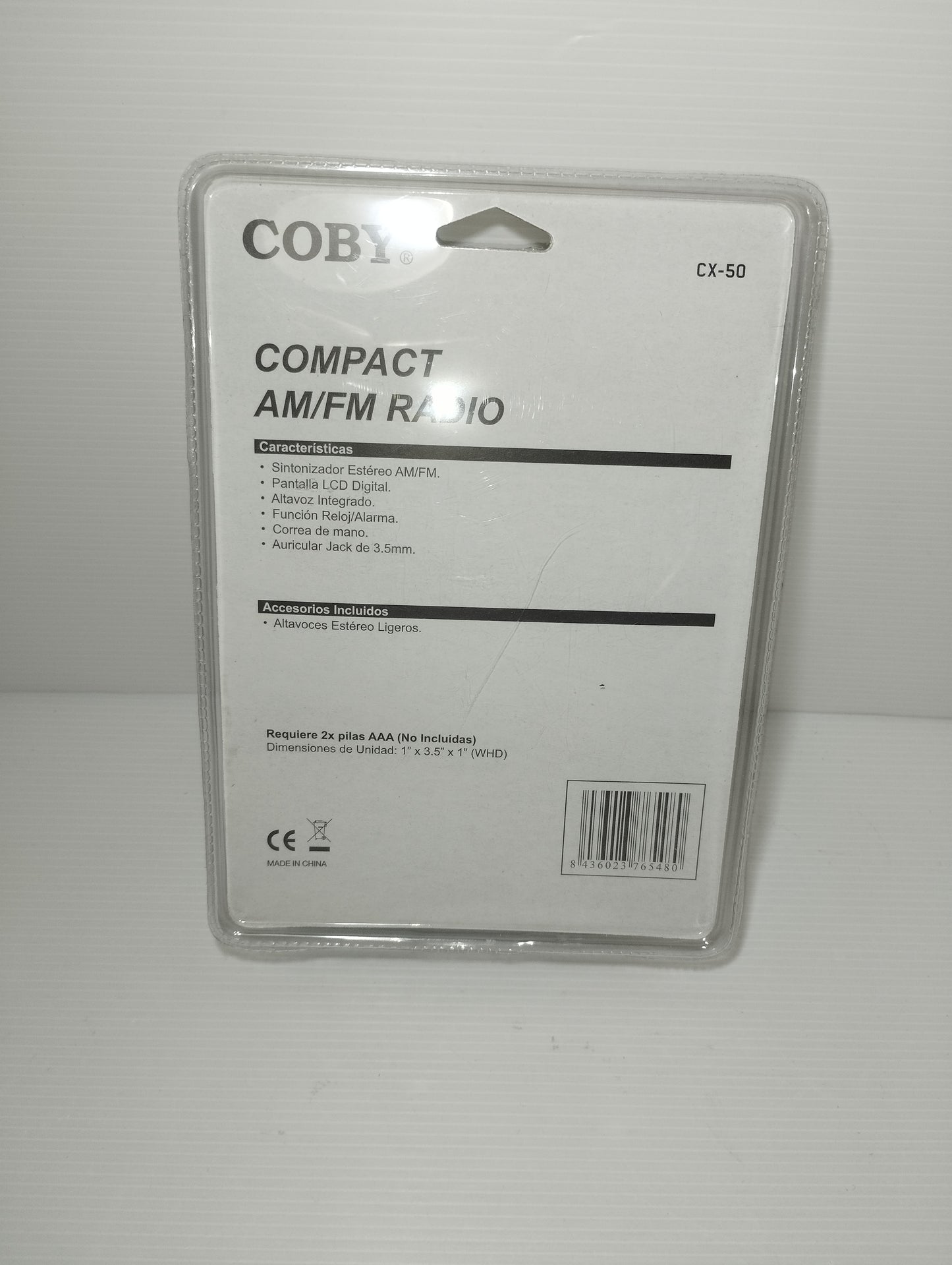 Coby CX-50 Compact AM/FM Radio