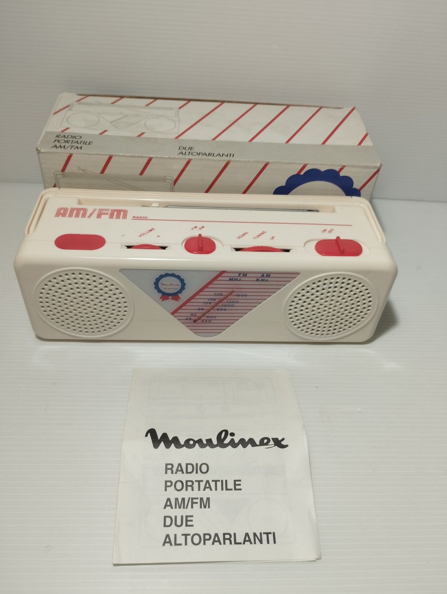 Moulinex Radio Portatile Am/FM
Due altoparlanti