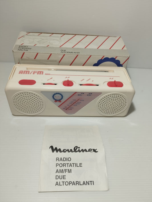 Moulinex Radio Portatile Am/FM
Due altoparlanti