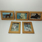 Cani Collezione 5 Quadretti Con Cartoline Vintage