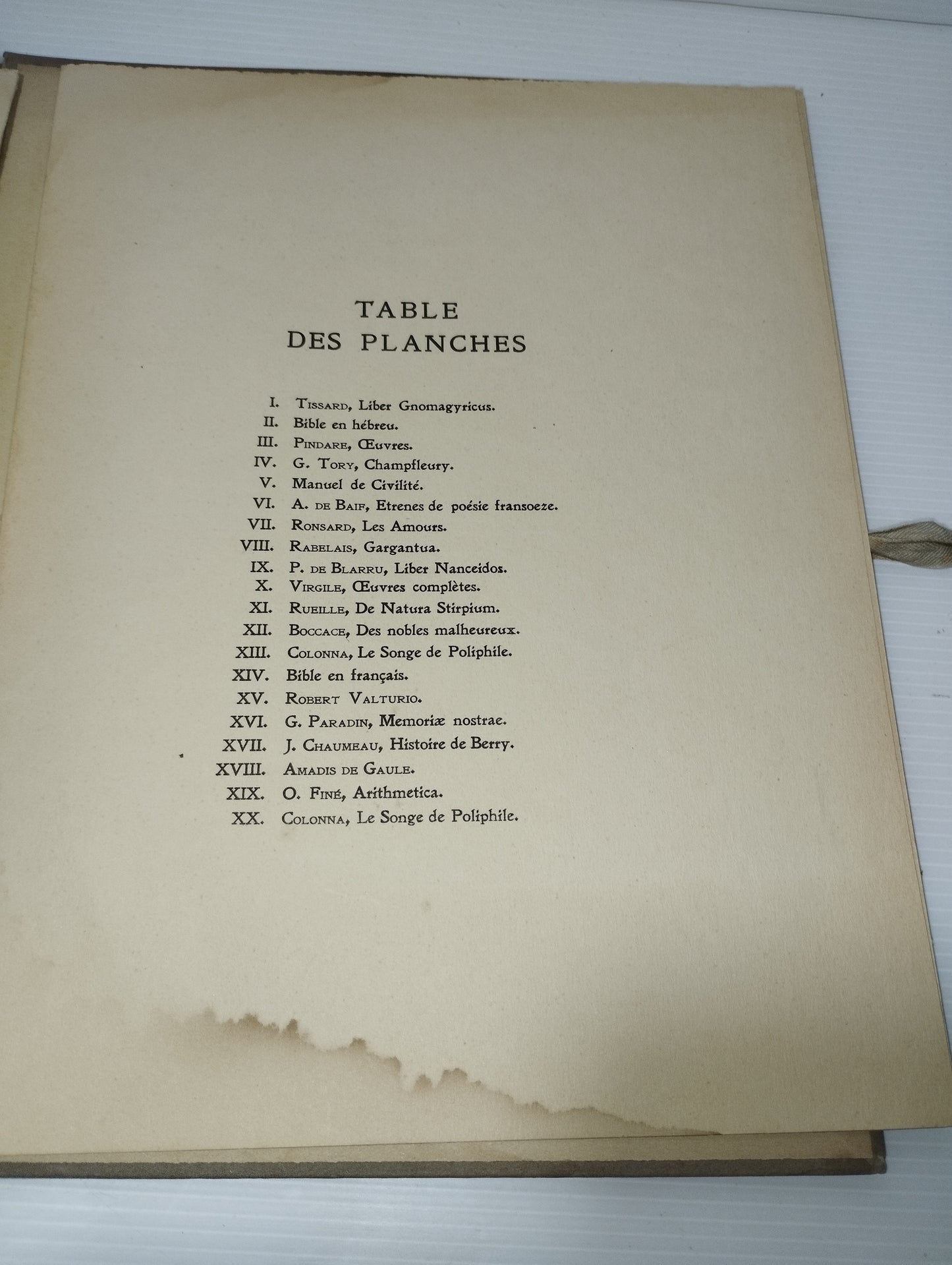 Livres Di XVI Siècle Etude par Robert Brun
Edito nel 1931 da Henry Babou Editeur Parigi