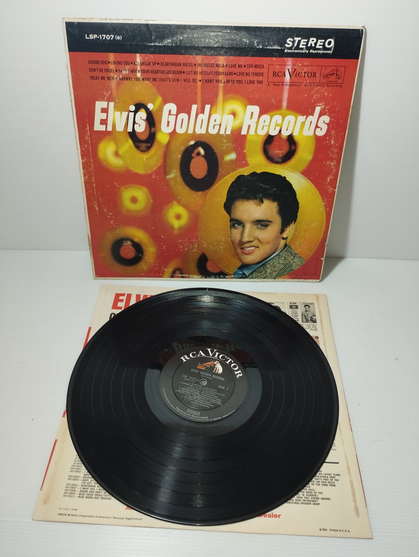 Elvis' Golden Records Elvis Presley
Edito da RCA Victor LSP 1707
Stampa Americana Stereo