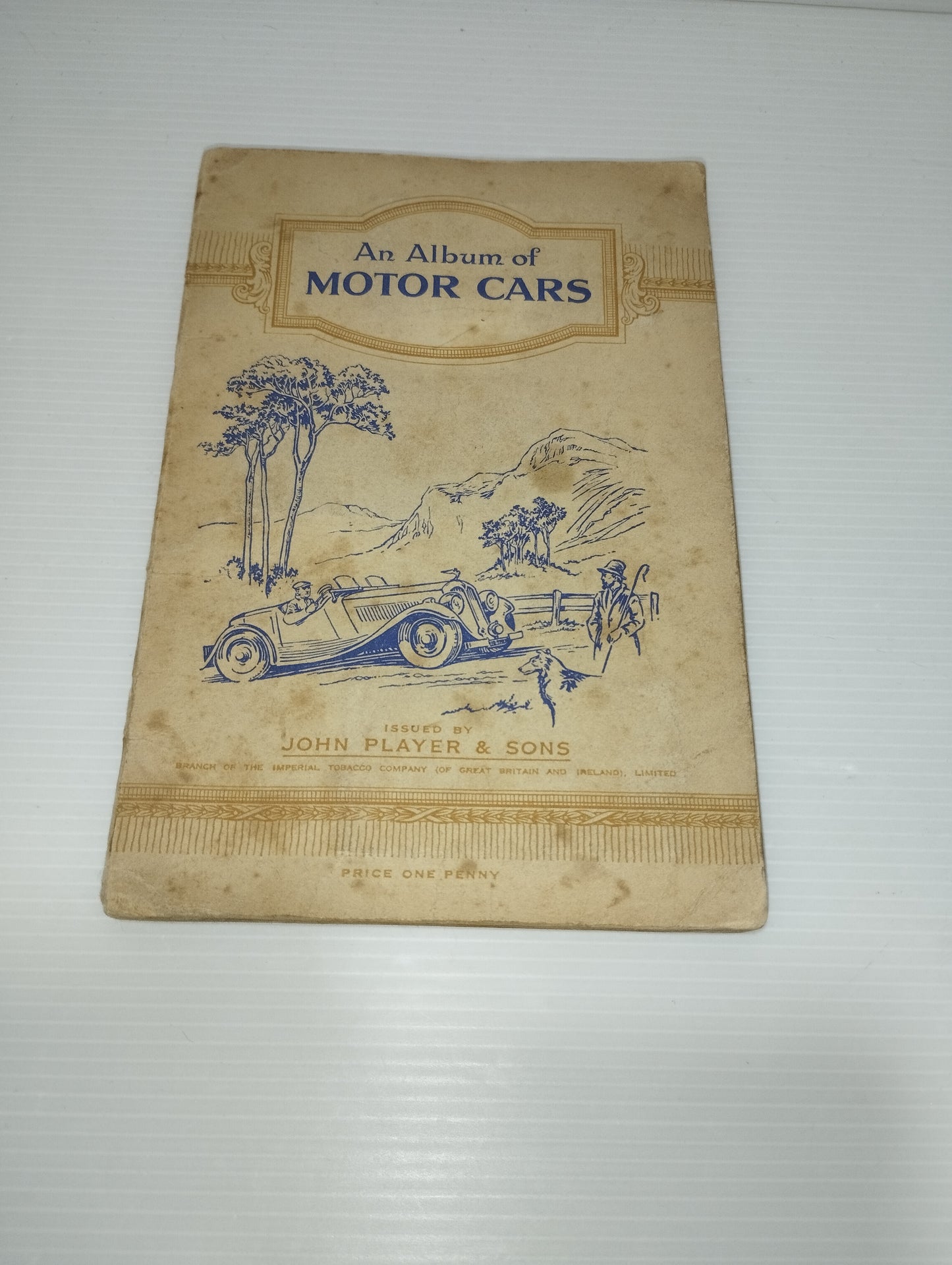 Automobili  Antico Album Figurine Prodotto da John Player &Sons Cigarettes
Great Britains