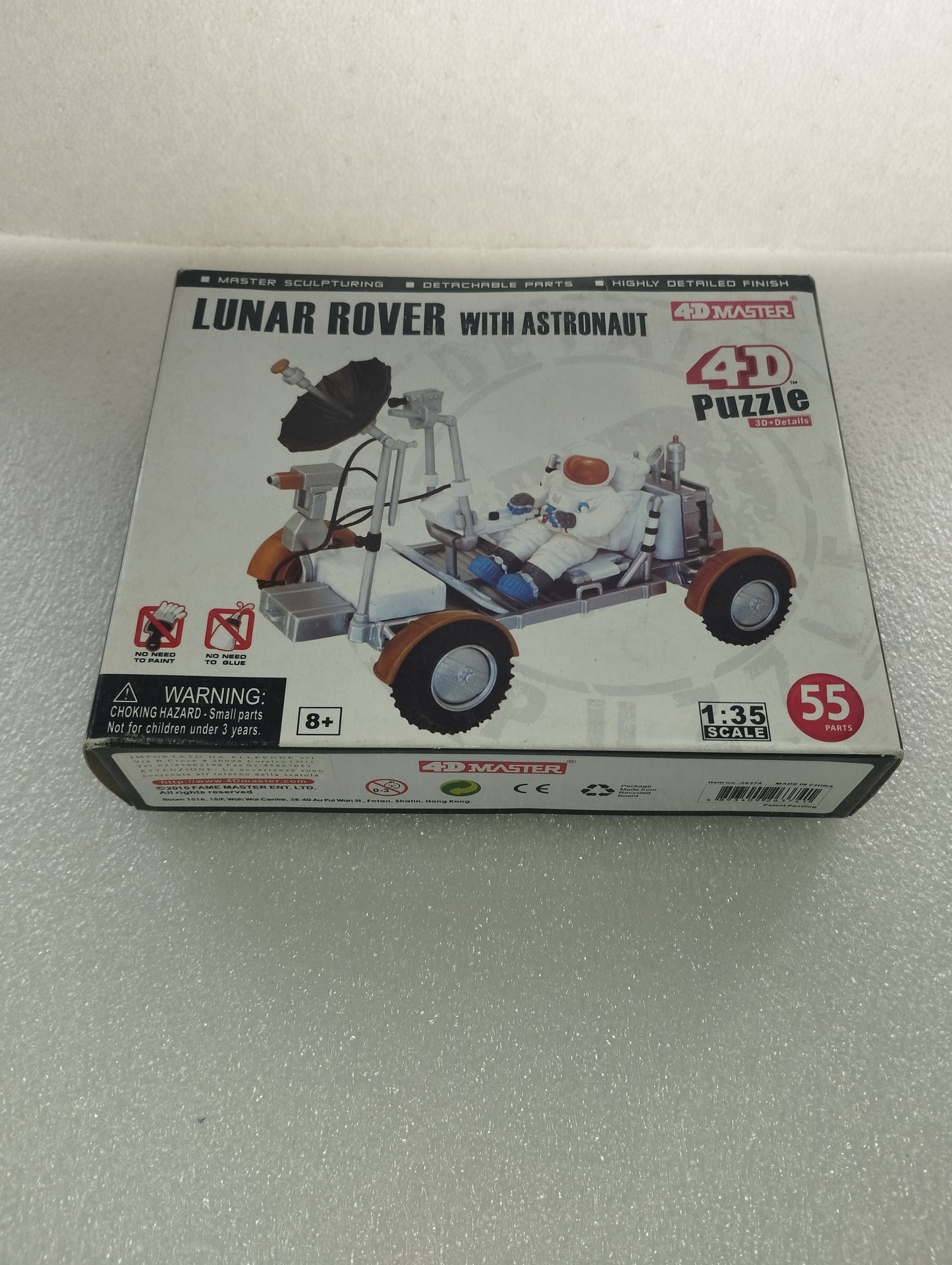 Lunar Rover con astronauta Puzzle 4D  Master Scala 1:35