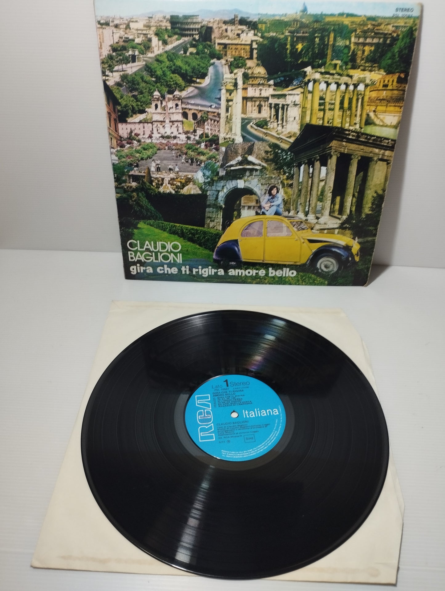 Gira Che Ti Rigira.. Claudio Baglioni LP Edito nel 1973 da RCA Cod.PSL 10587