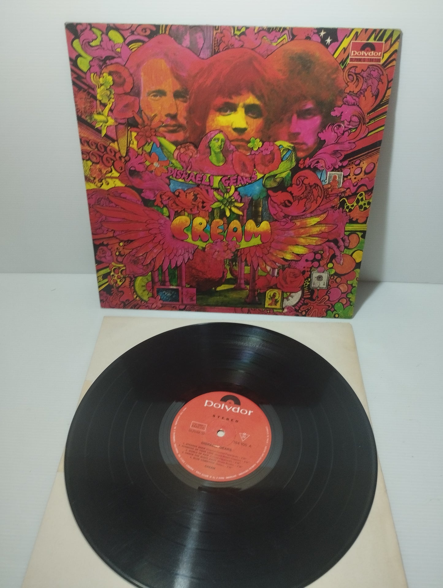 Disraeli Gears Cream LP 33 Giri
Edito nel 1967 da Polydor Cod .SLPHM/D 184 105