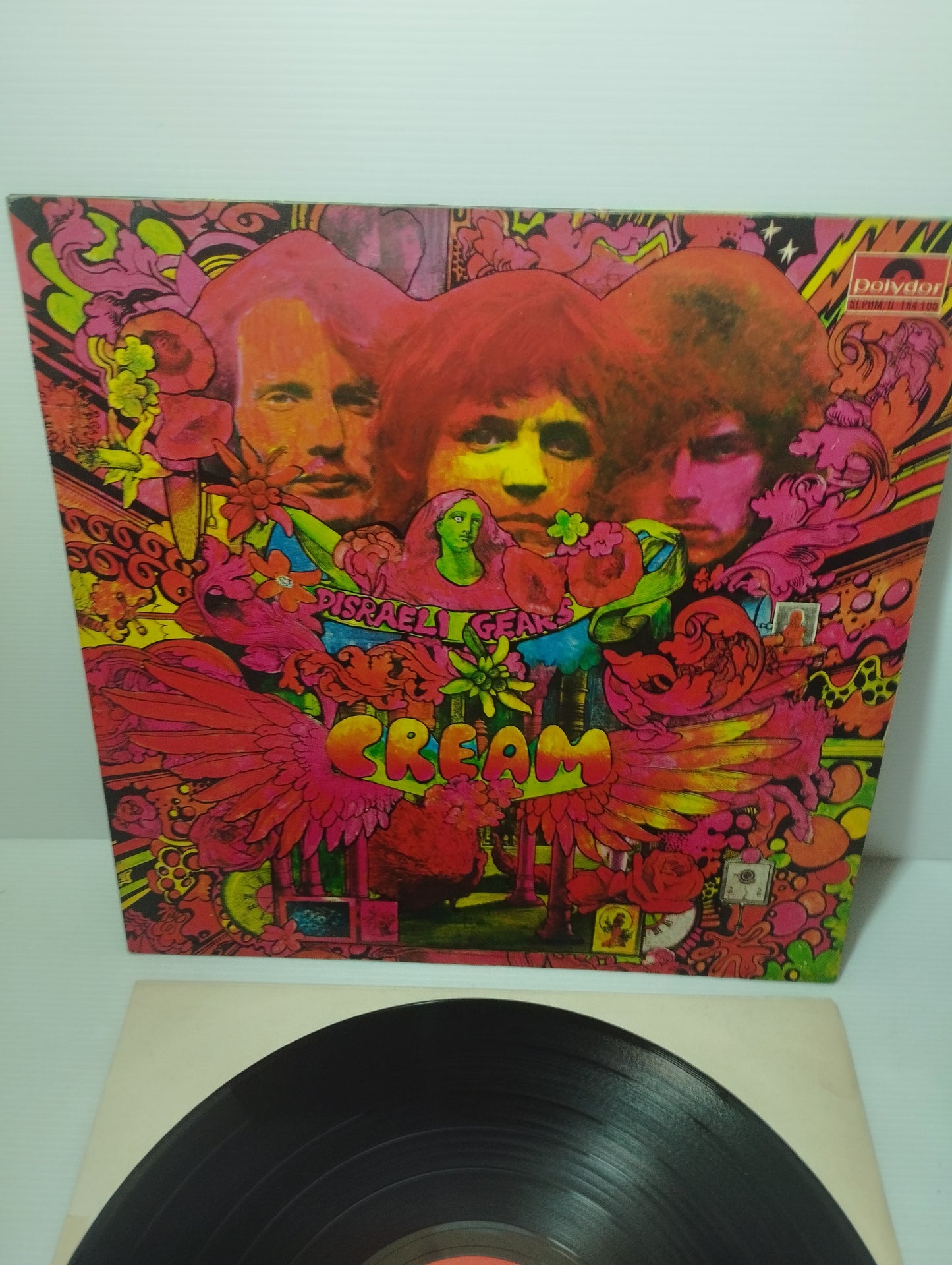 Disraeli Gears Cream LP 33 Giri
Edito nel 1967 da Polydor Cod .SLPHM/D 184 105