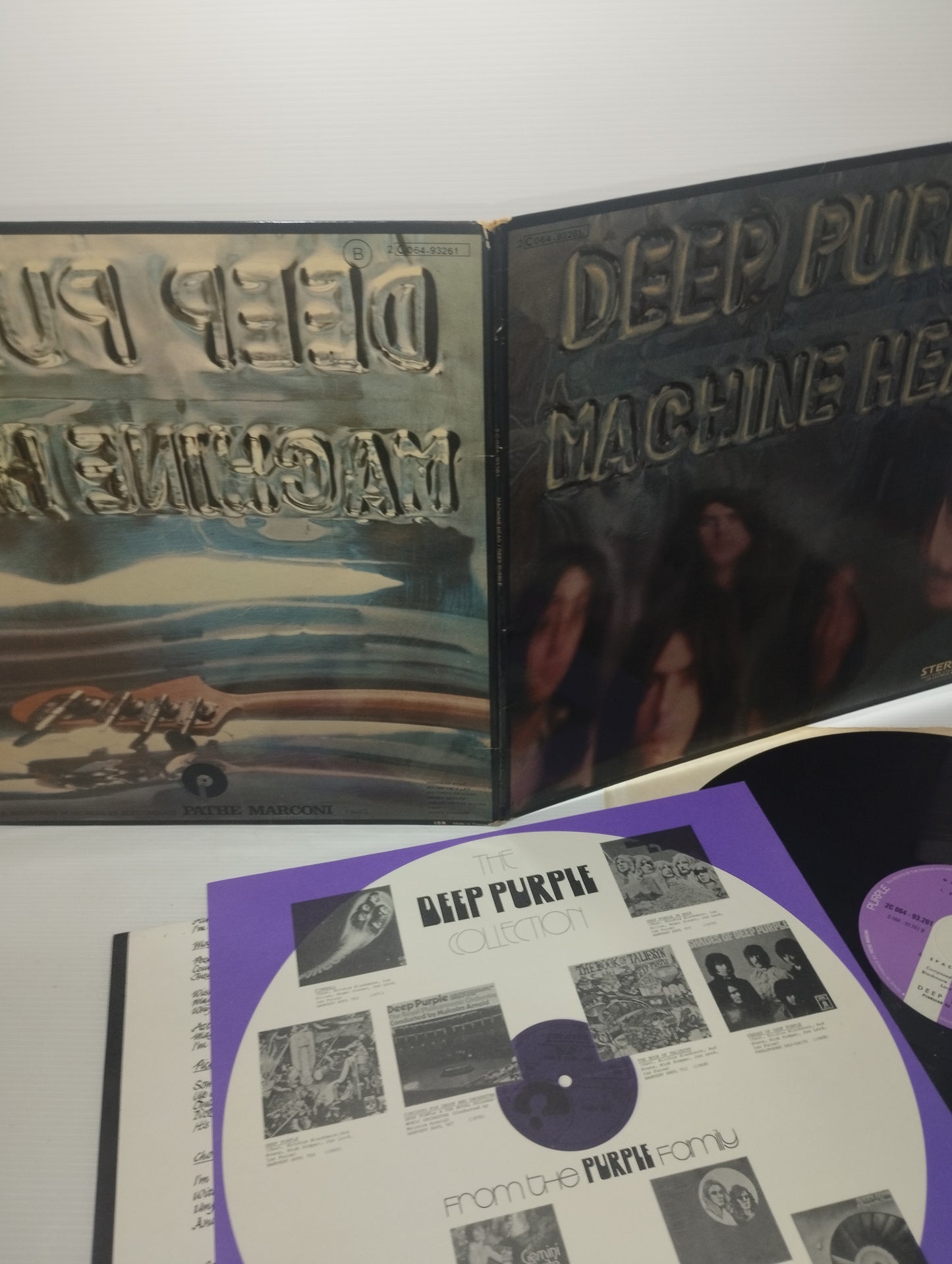 Machine Head Deep Purple LP 33 Giri Edito da Pathe Marconi cod.2 C 064-93261