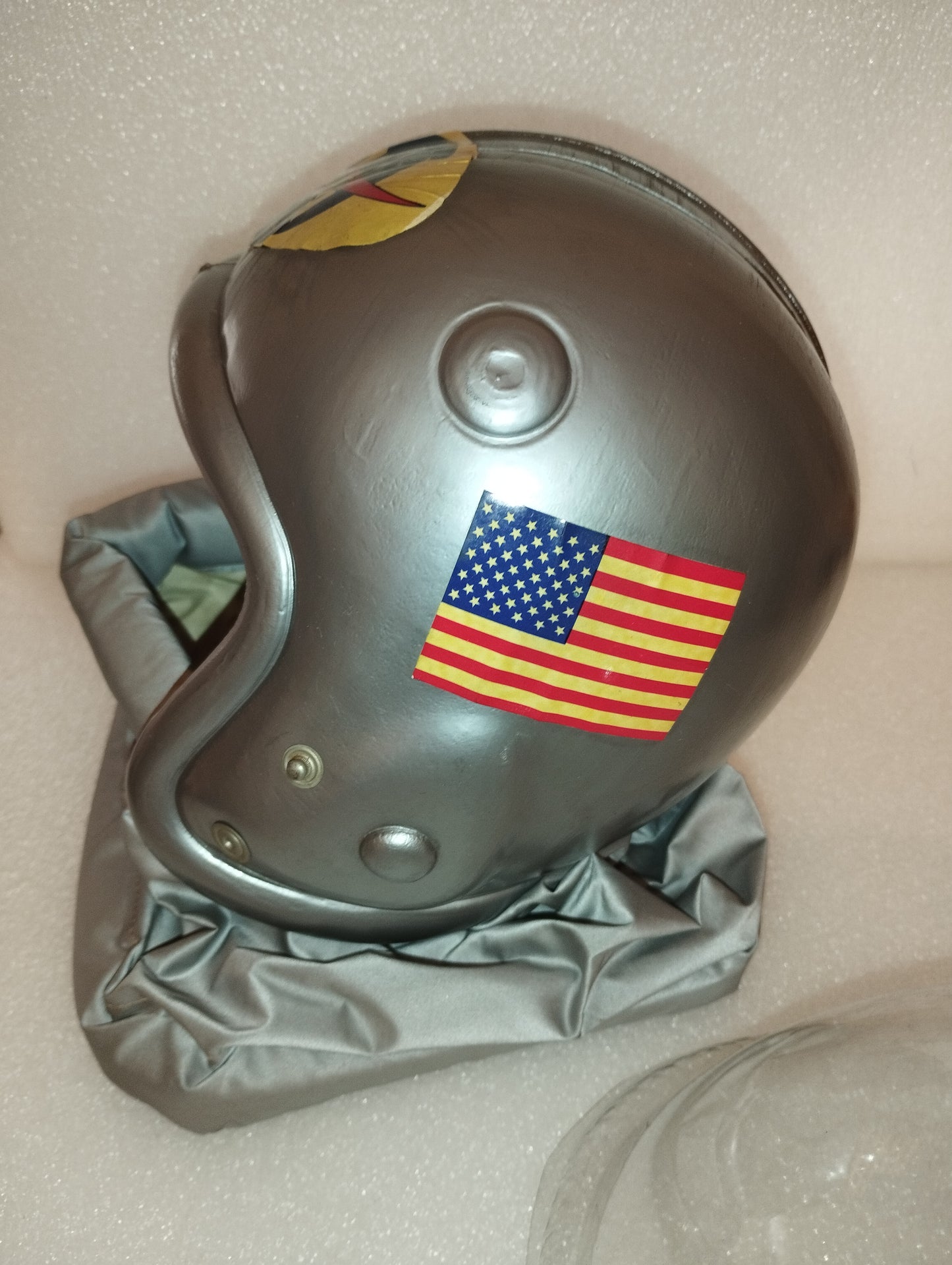 Casco Astronauta Nasa Anni 60/70 Misura Piccola per collezionismo