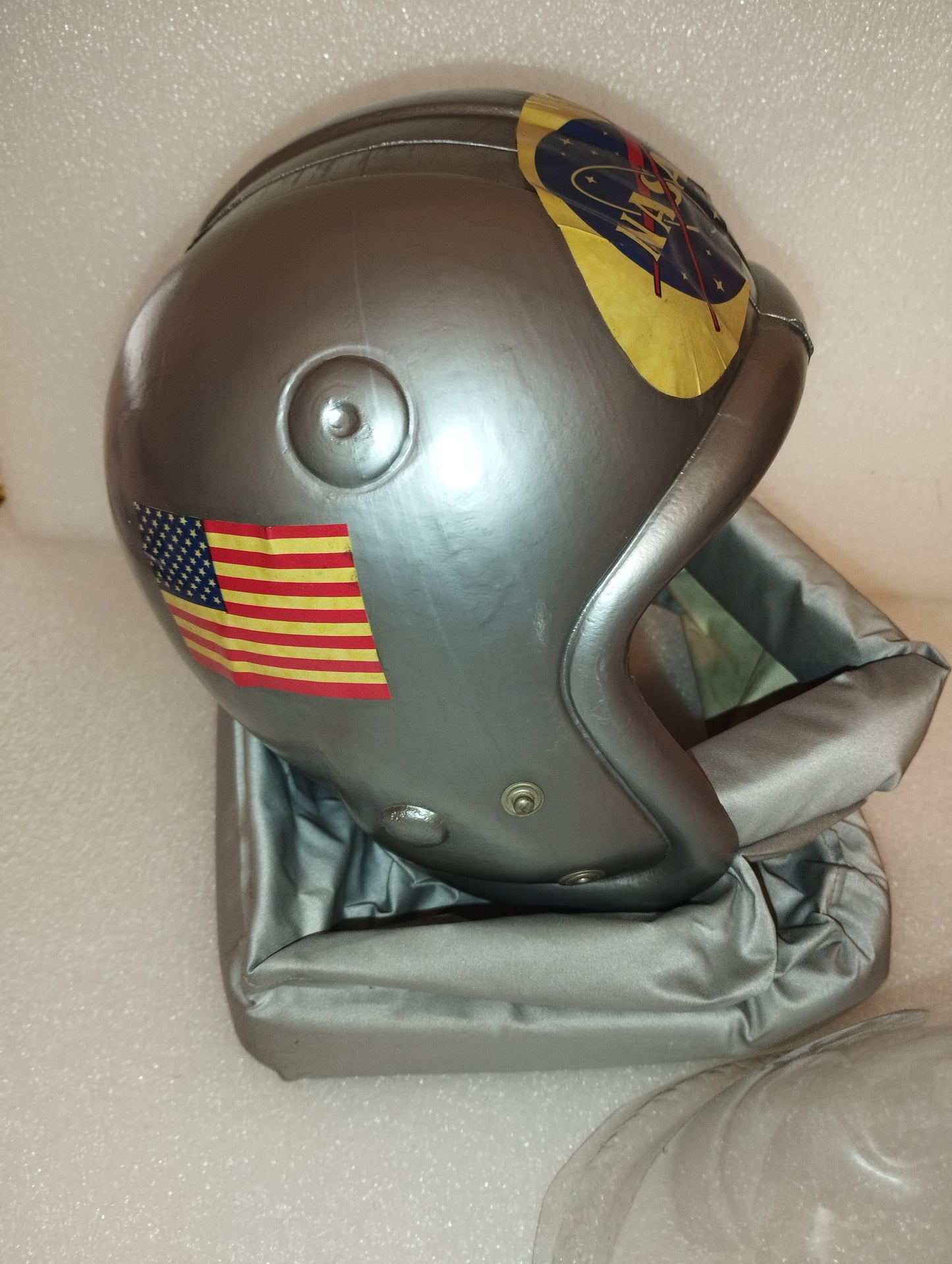 Casco Astronauta Nasa Anni 60/70 Misura Piccola per collezionismo