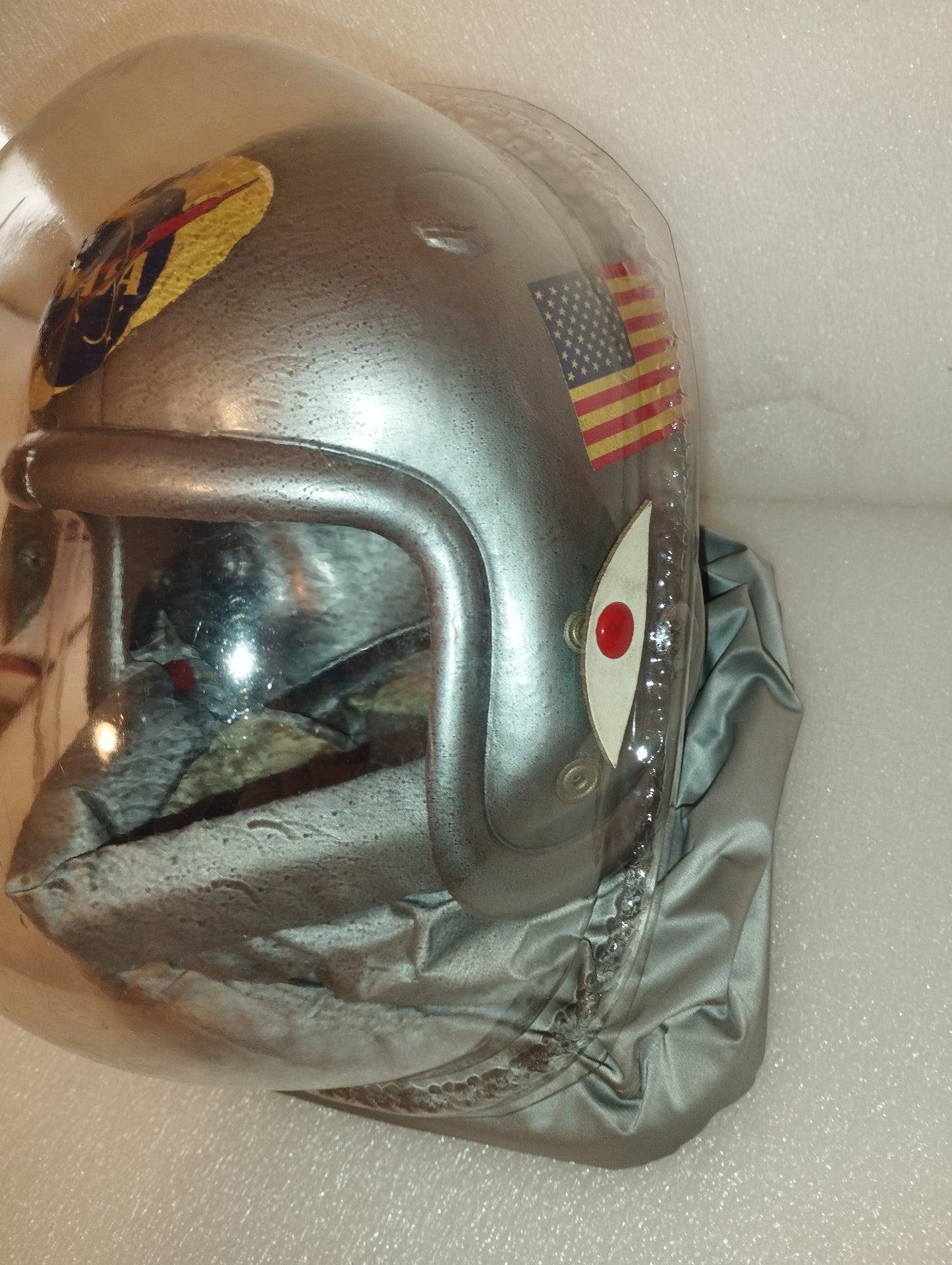 Casco Astronauta Nasa Anni 60/70 Misura Piccola per collezionismo