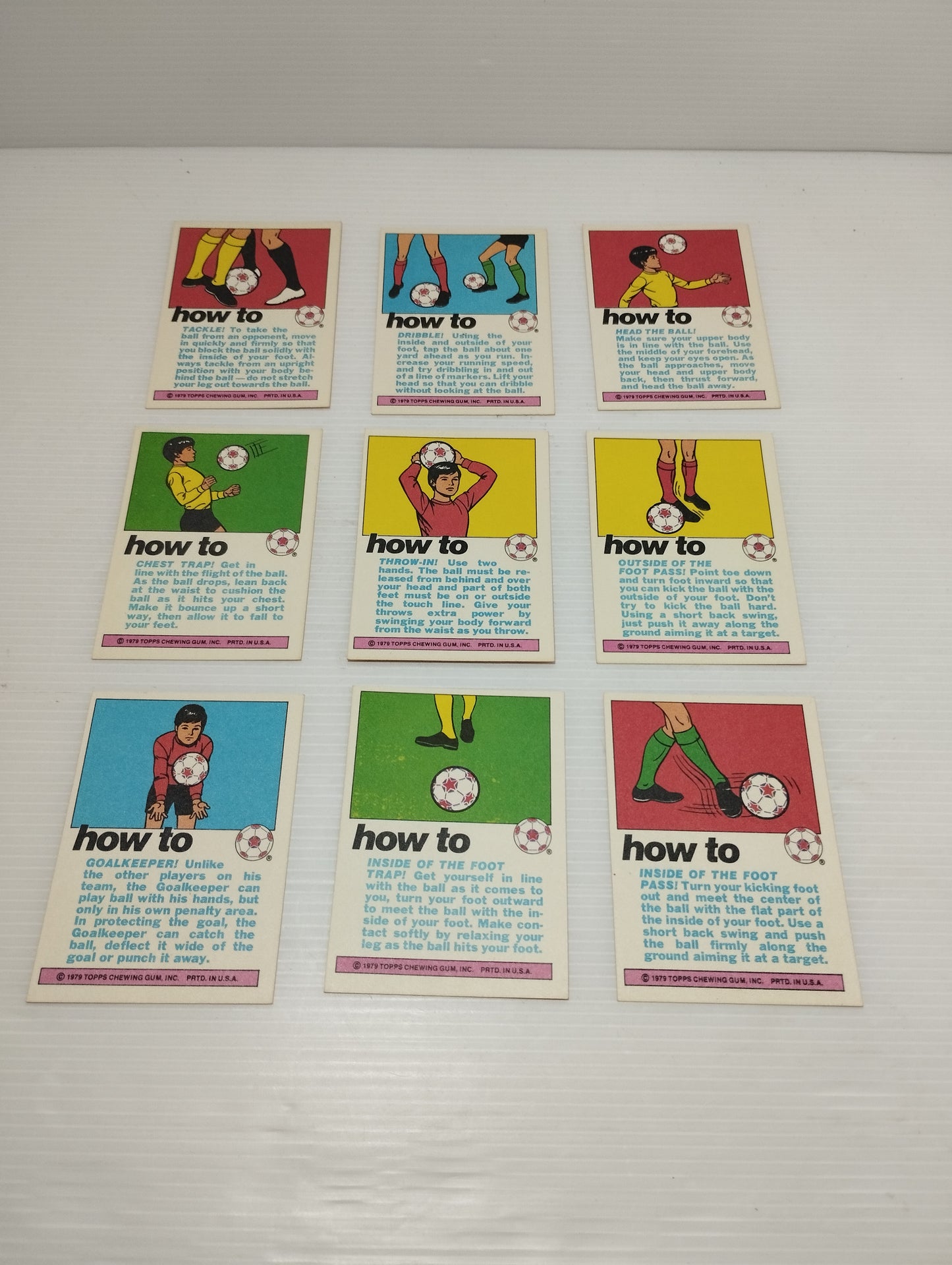 9 Card Topps Chewing-gum
Anno 1979
Printed in U.S.A.