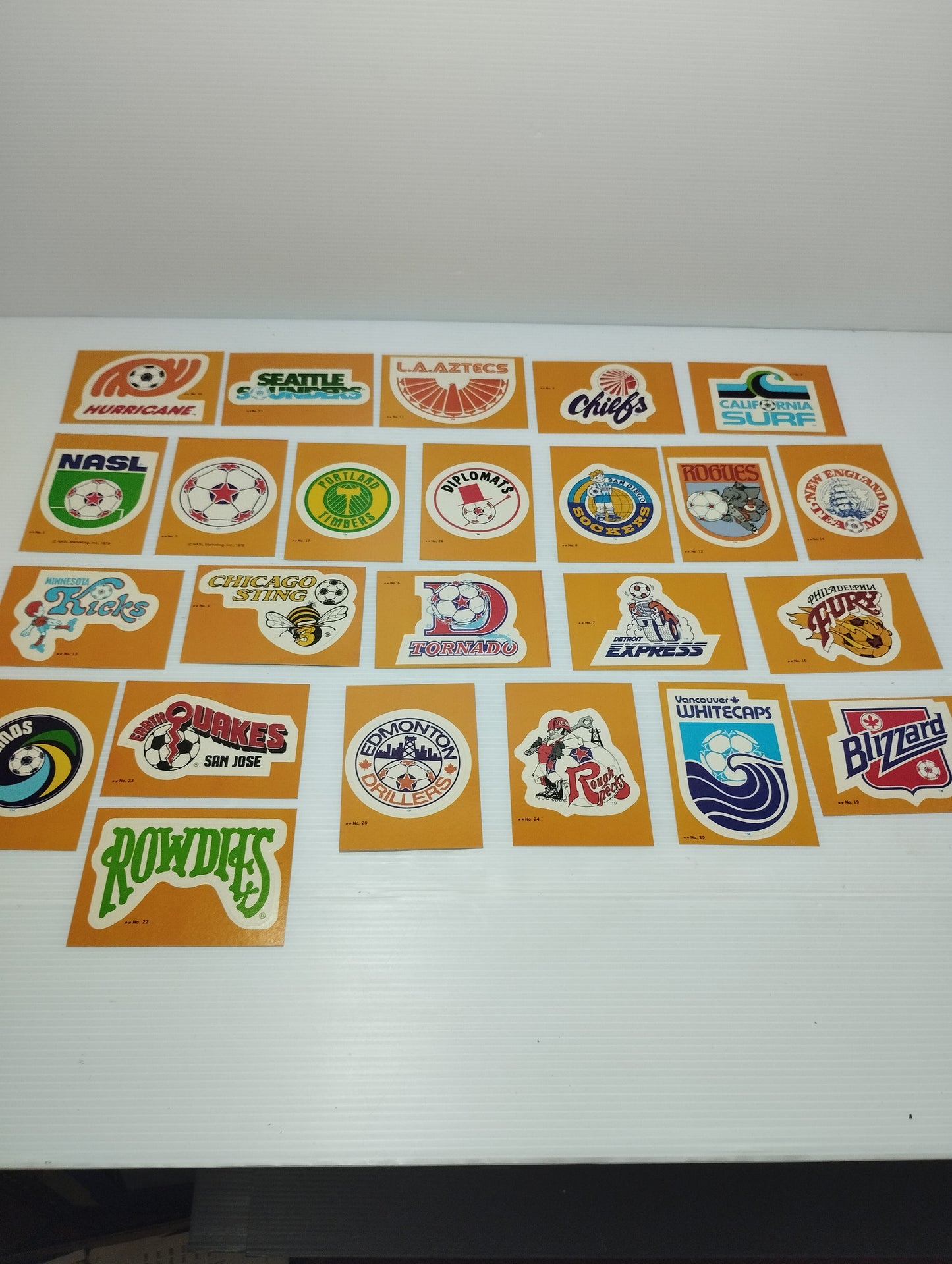 24  Cards NASL Marketing
Anno 1979
Printed in U.S.A.