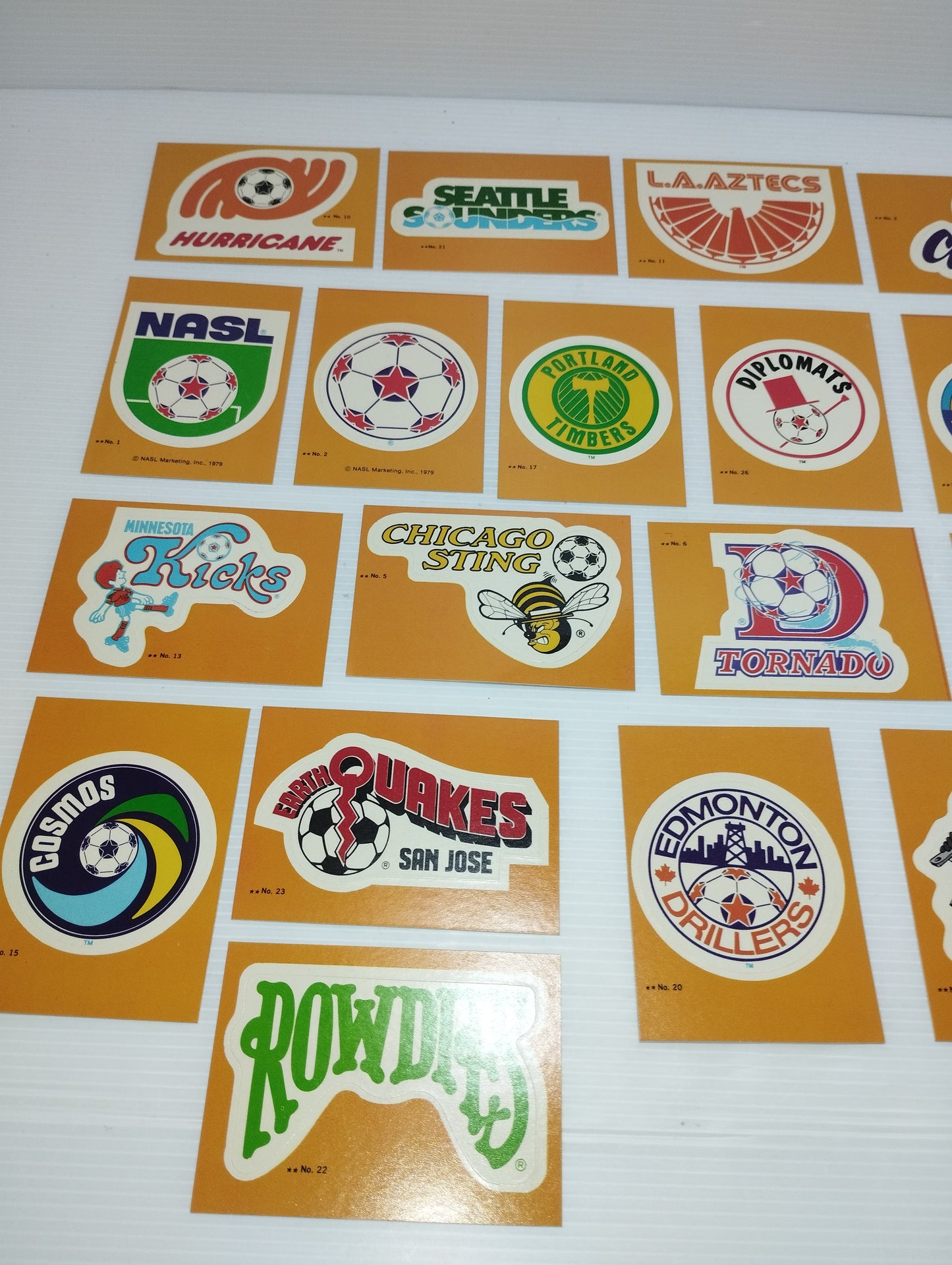 24  Cards NASL Marketing
Anno 1979
Printed in U.S.A.