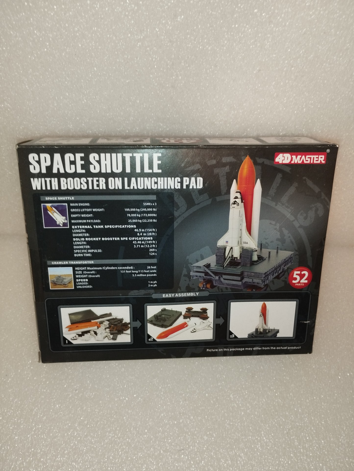 Modello Space Shuttle 4D Puzzle Master Scala 1:450