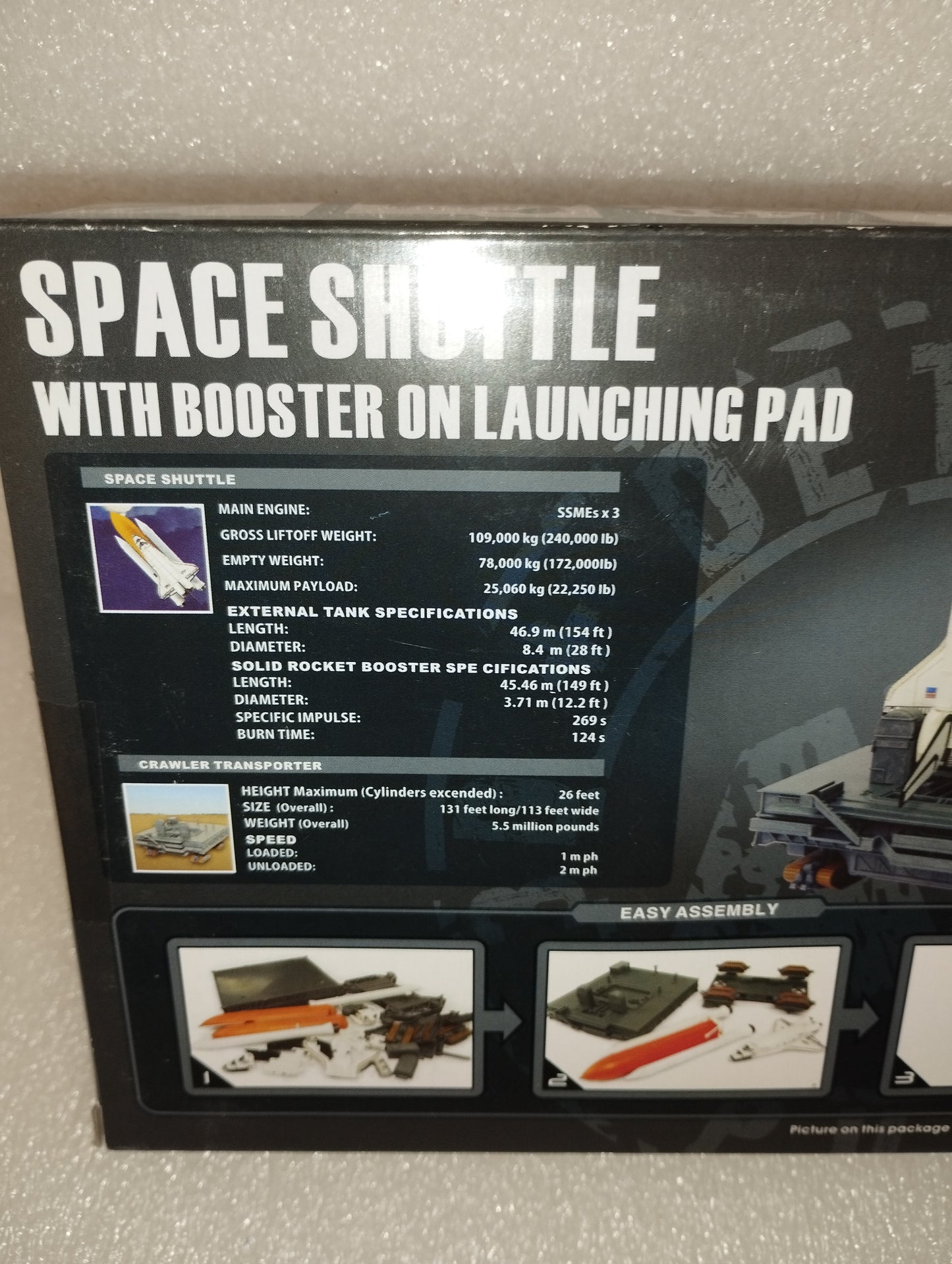 Modello Space Shuttle 4D Puzzle Master Scala 1:450