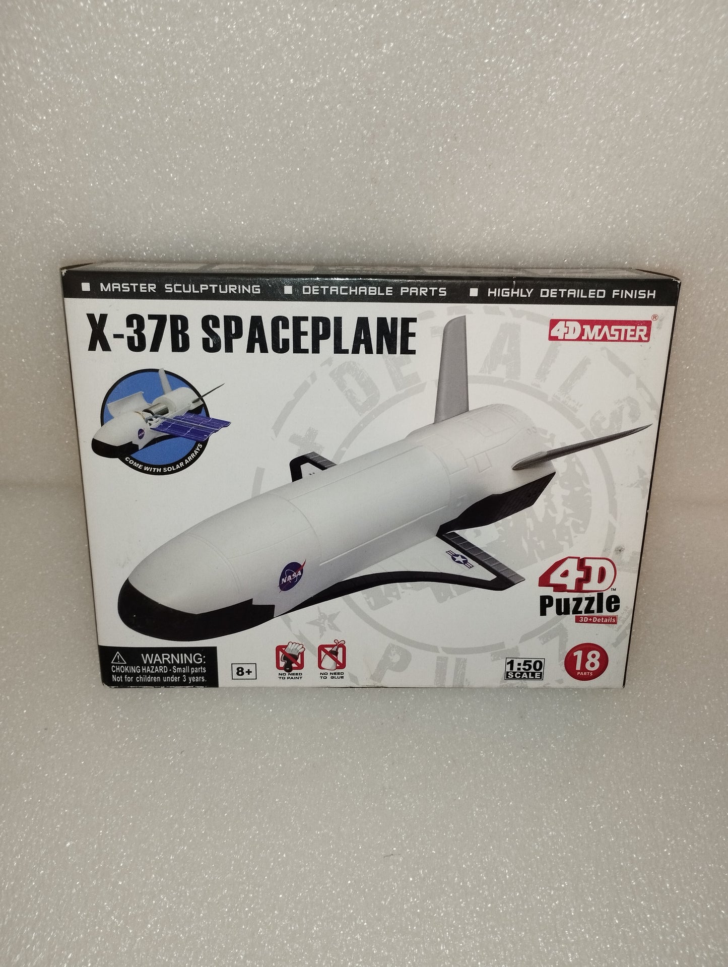 Modello X-37B Spaceplane 4D Puzzle Master Scala 1:50