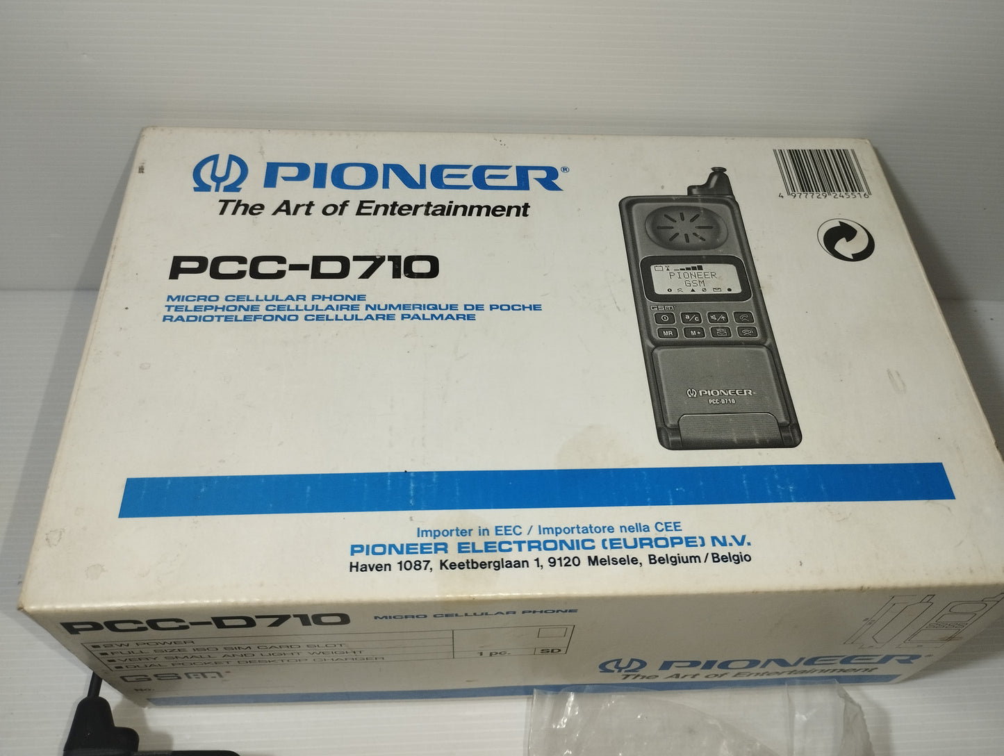 Pioneer PCC-D710 Cellulare Vintage

Made in Germany

Anni 90

Non Testato