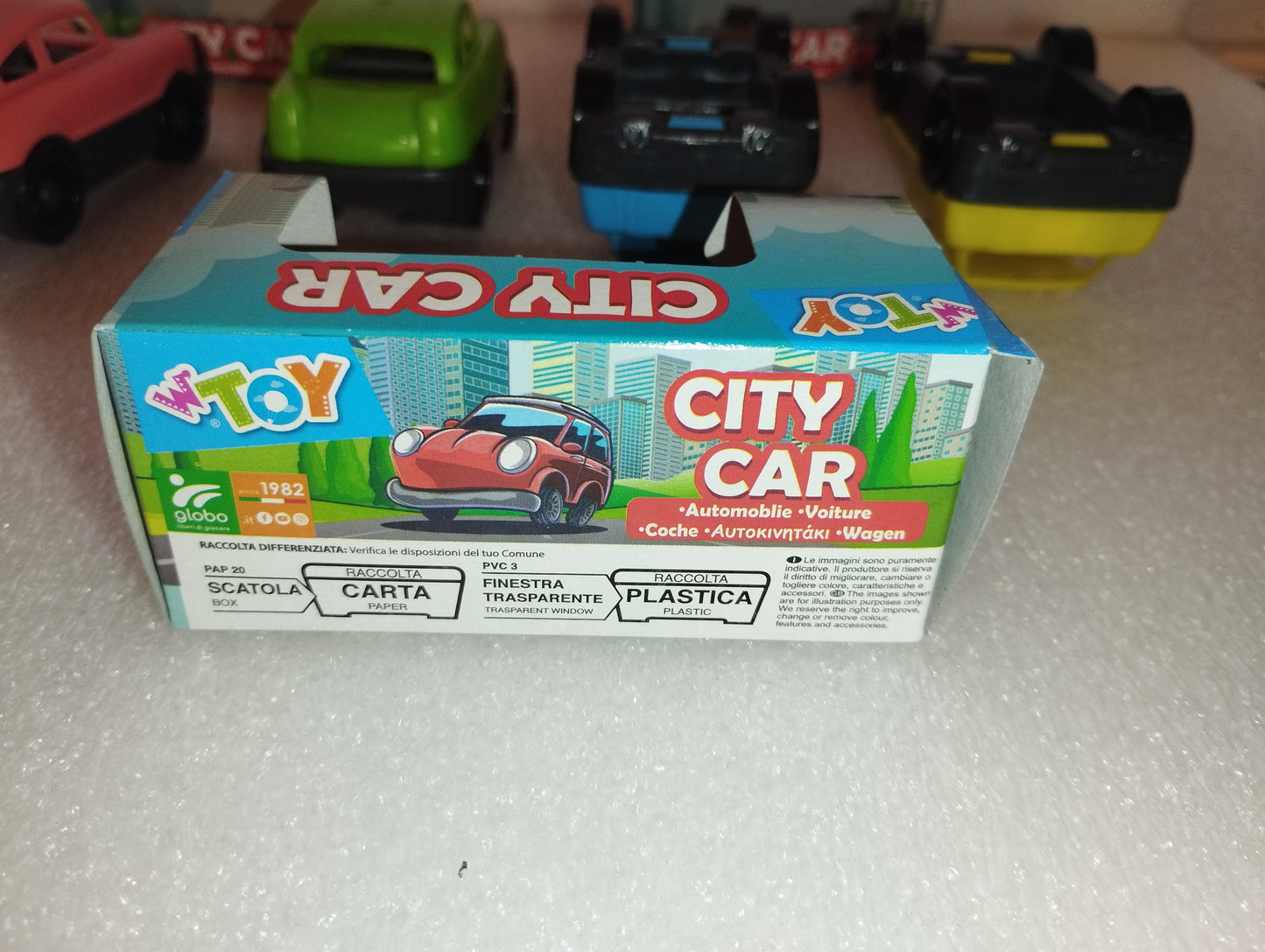 4 City Car In Plastica Globo
Made in Turchia