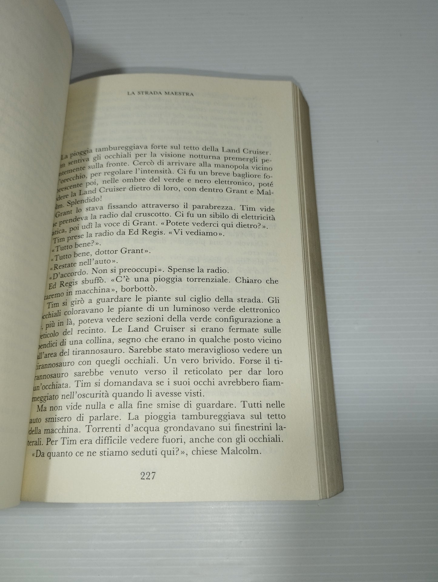 Jurassic Park M.Crichton
Garzanti Gli Elefanti
Prima Edizione Novembre 1995