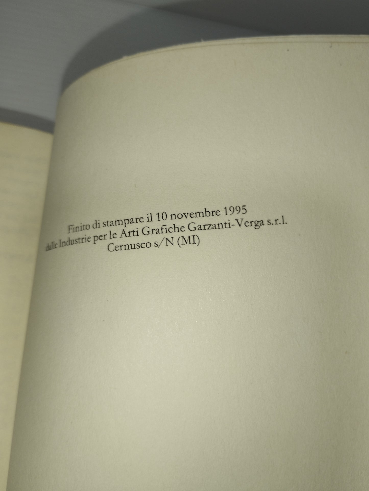 Jurassic Park M.Crichton
Garzanti Gli Elefanti
Prima Edizione Novembre 1995