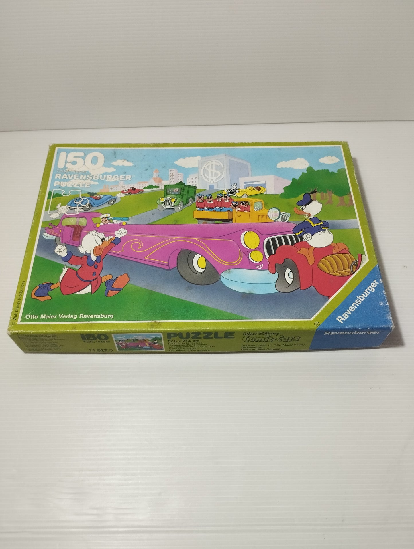 La Limousine Di Zio Paperone Puzzle Ravensburger Anni 80