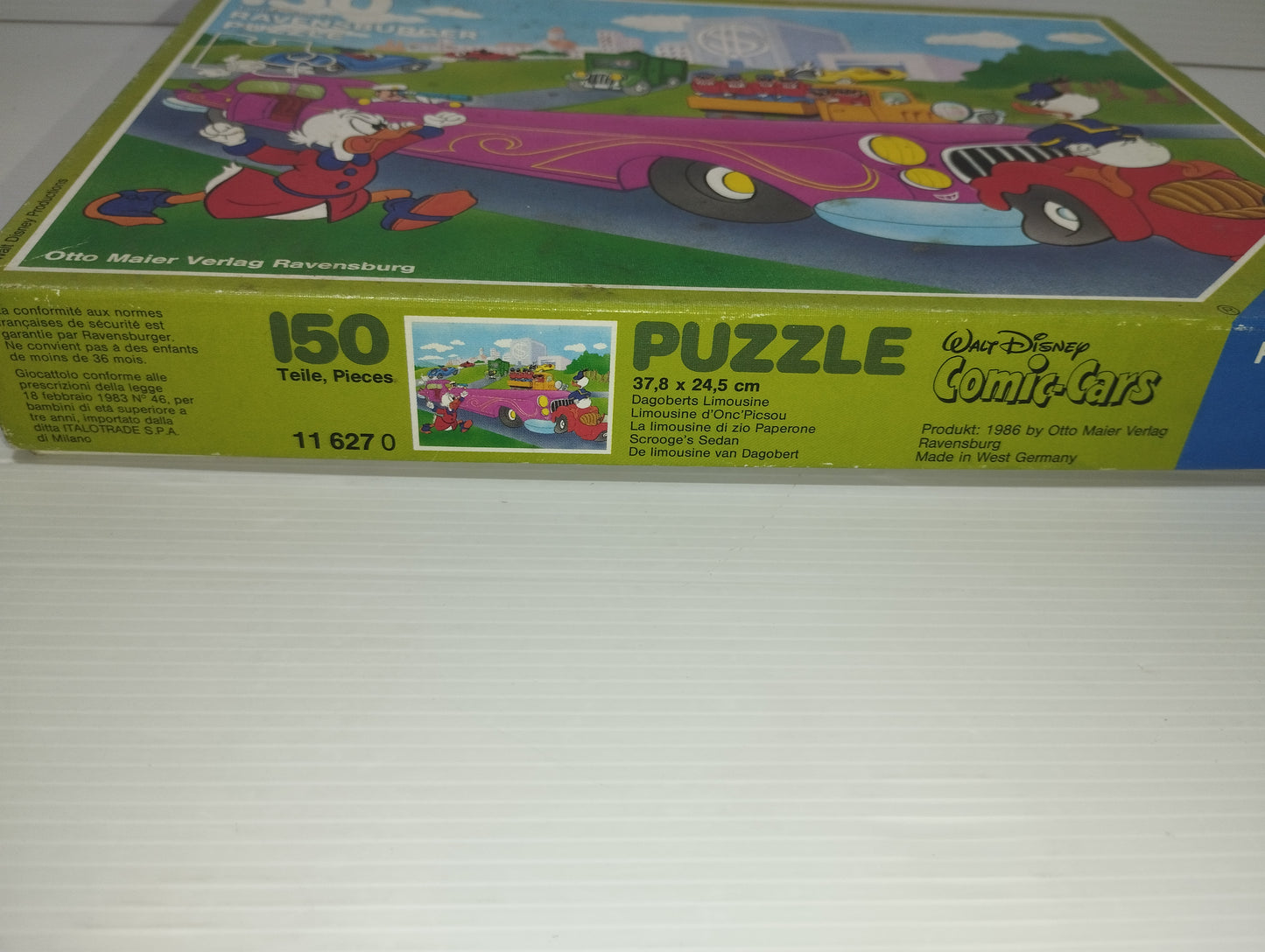 La Limousine Di Zio Paperone Puzzle Ravensburger Anni 80