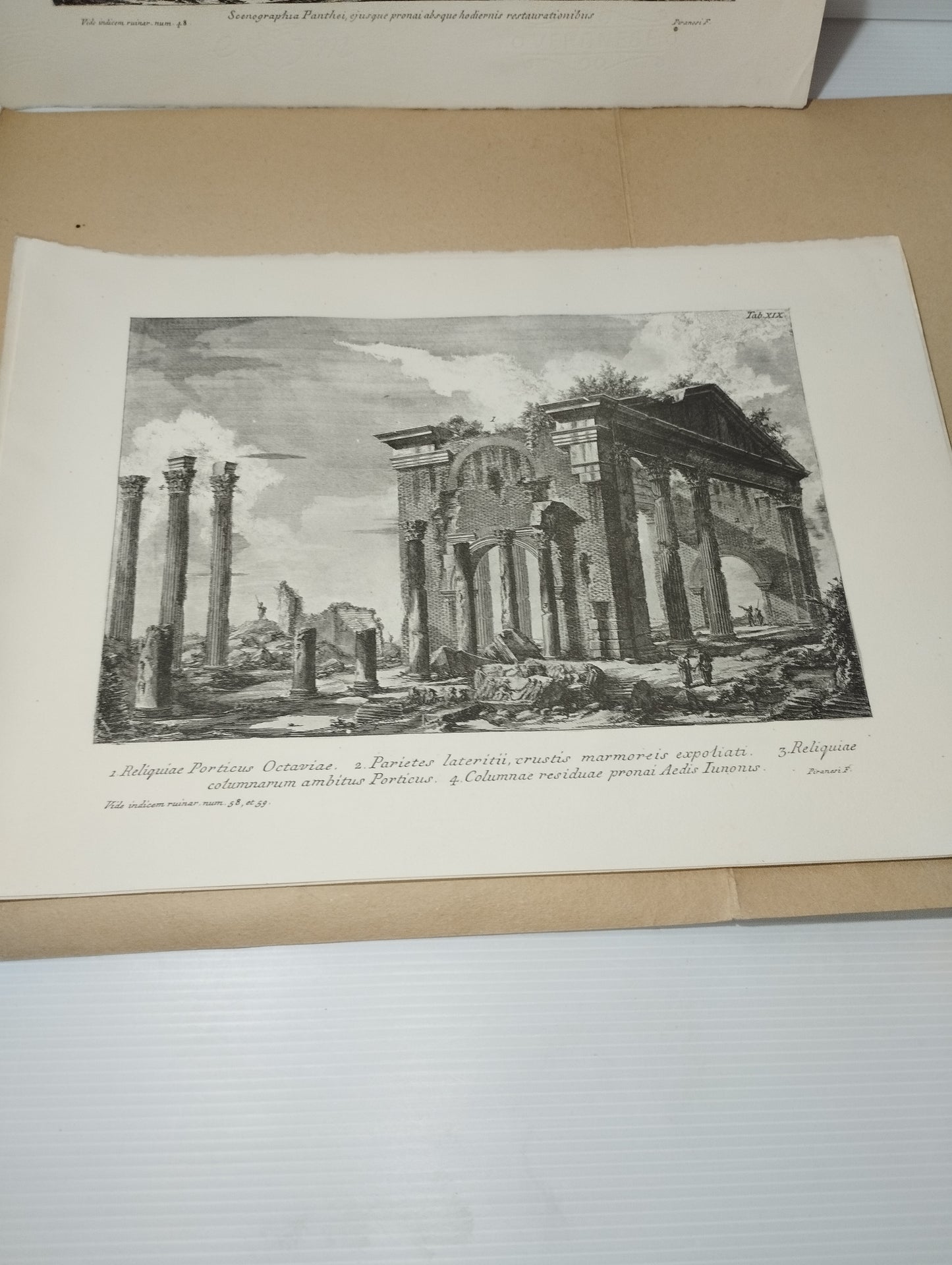 Roma Antichità Romane 6 Incisioni Giambattista Piranesi