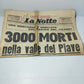 Bacino Del Vajont La Notte 10/11 Ottobre 1963 Copia Originale
Completa