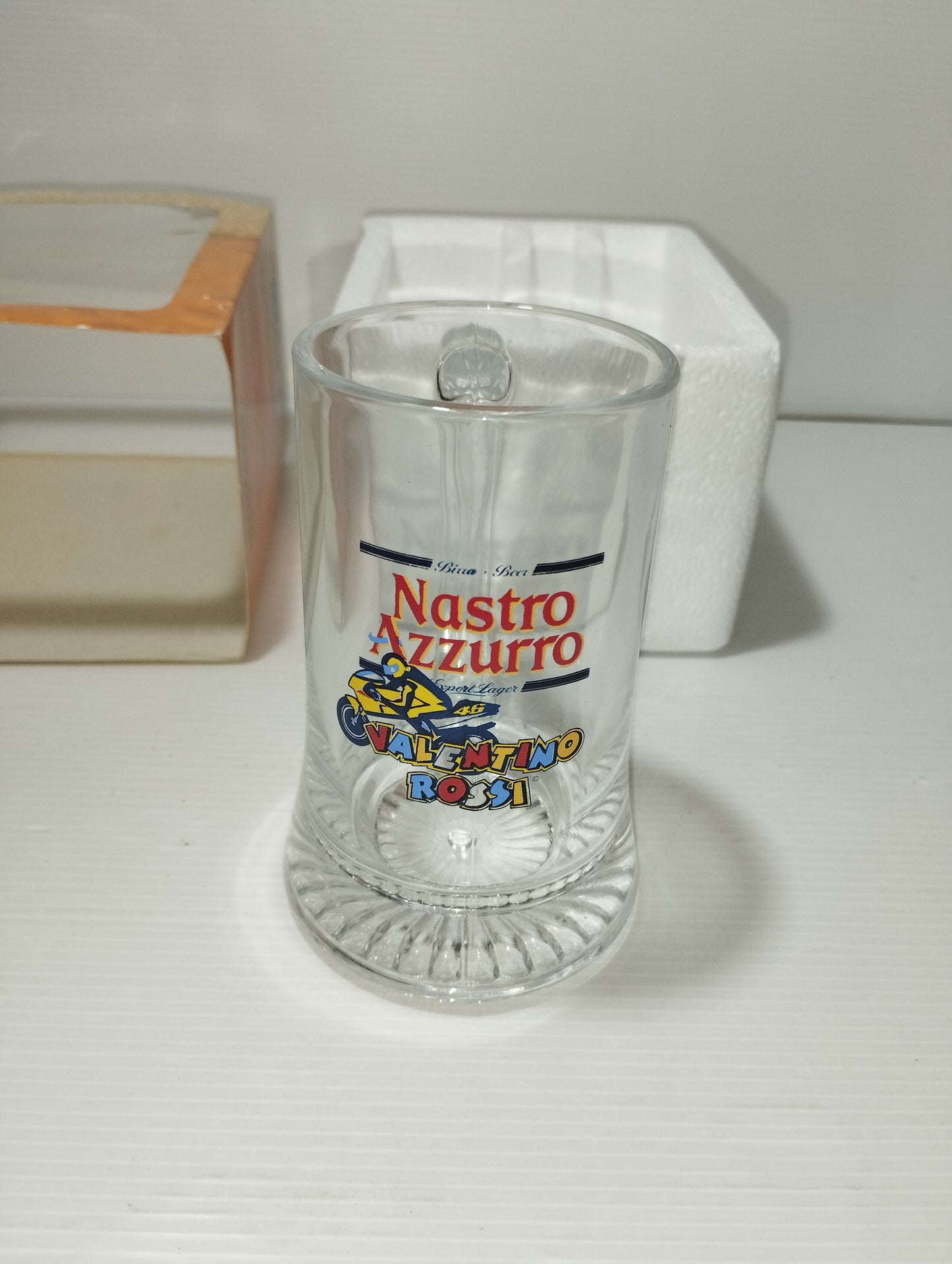 Valentino Rossi Boccale Nastro Azzurro De Agostini Collezione Birre